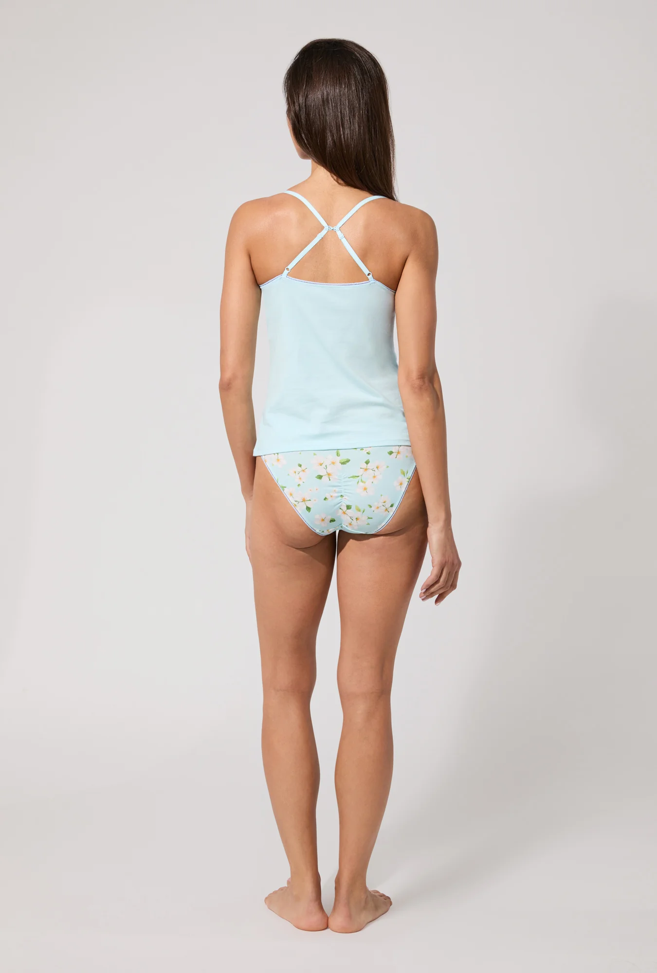 Bedhead Blue Stretch Jersey Cami - Image 5