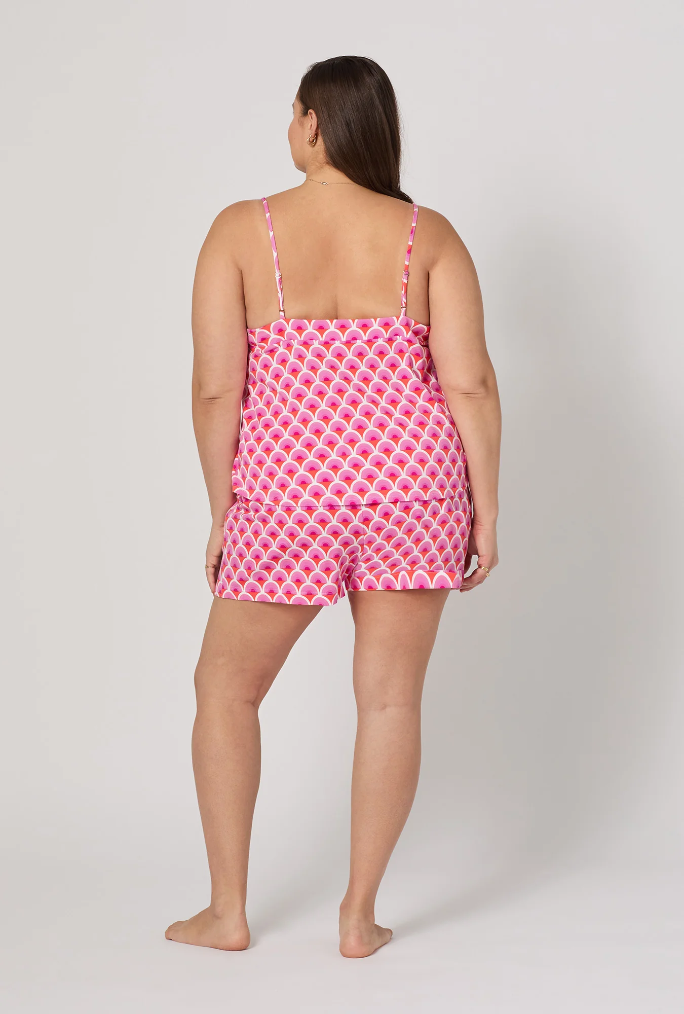 BedHead x Trina Turk Scallop Cami Shorty Stretch Jersey Pj Set - Image 6