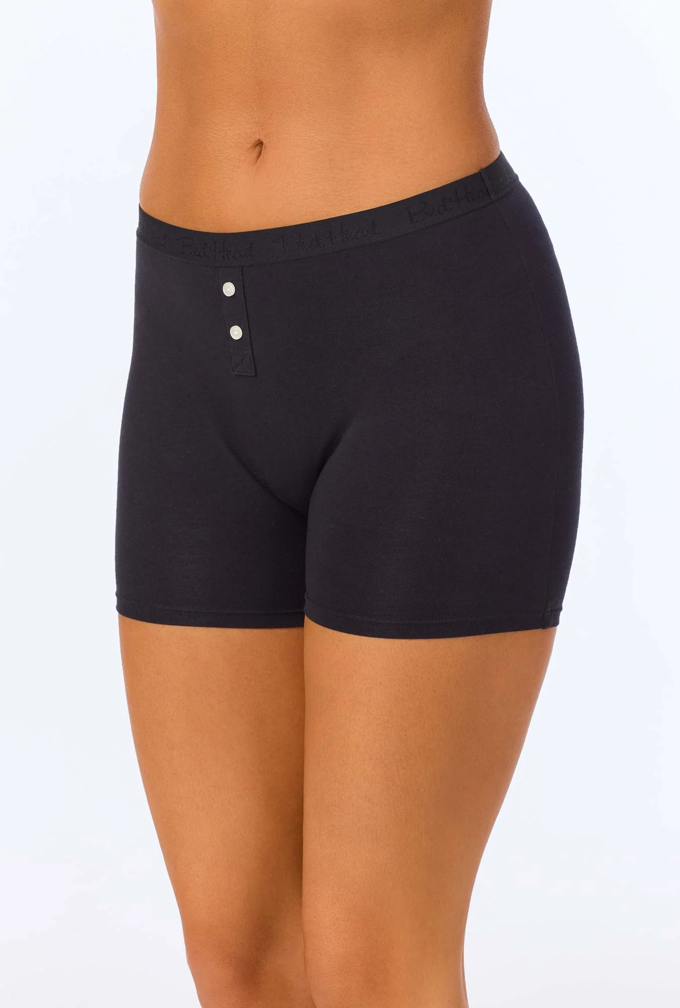 Black Stretch Jersey Boxer Short Underwear