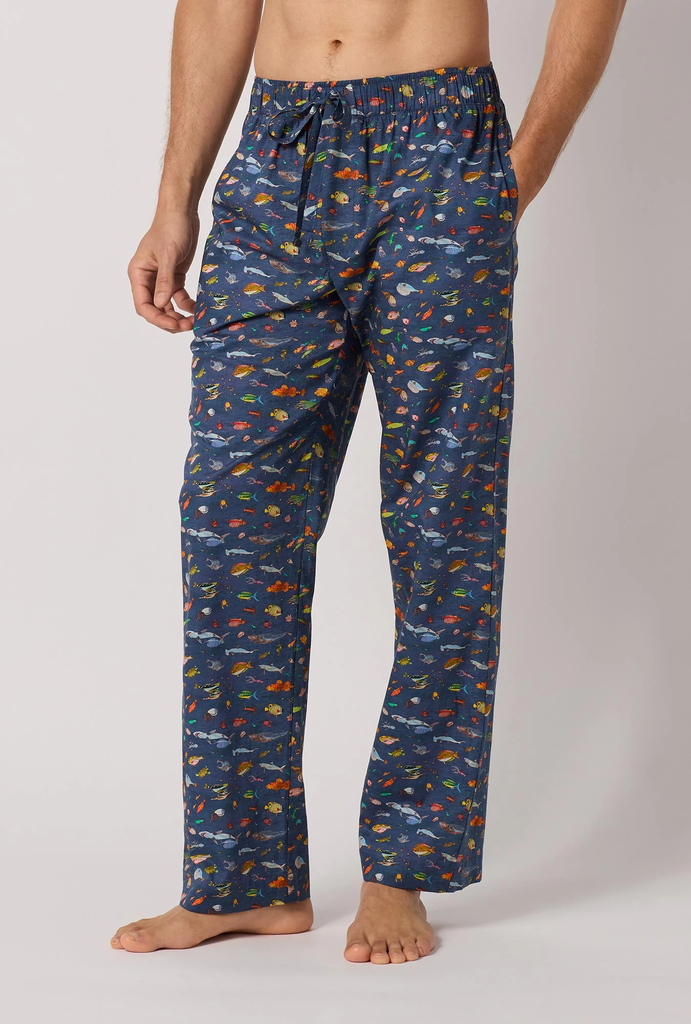 Brian's Aquarium Men's Woven Tana Lawn® Pj Pant Made With Liberty Fabrics - Image 2