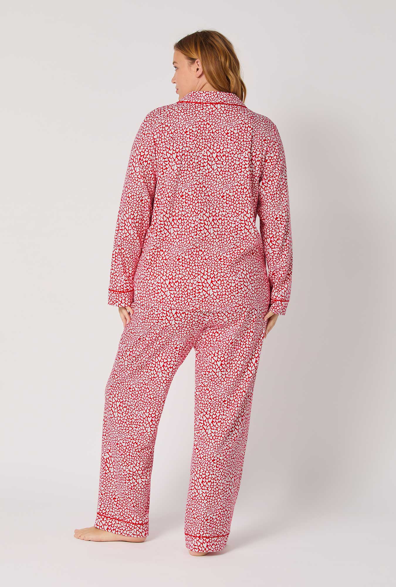 Bursting With Love Long Sleeve Classic Stretch Jersey Pj Set - Image 6