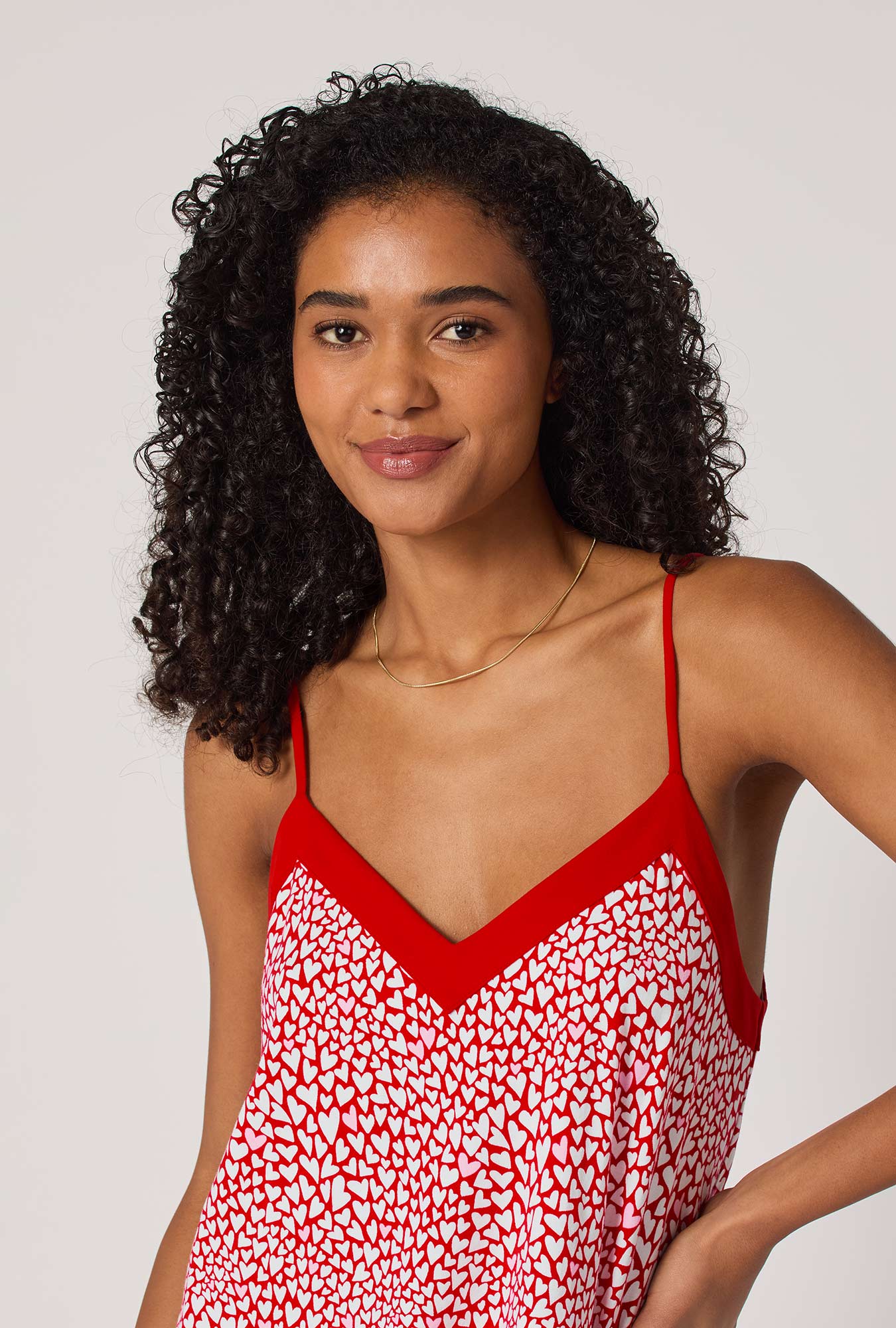 Bursting With Love Stretch Jersey Chemise - Image 3