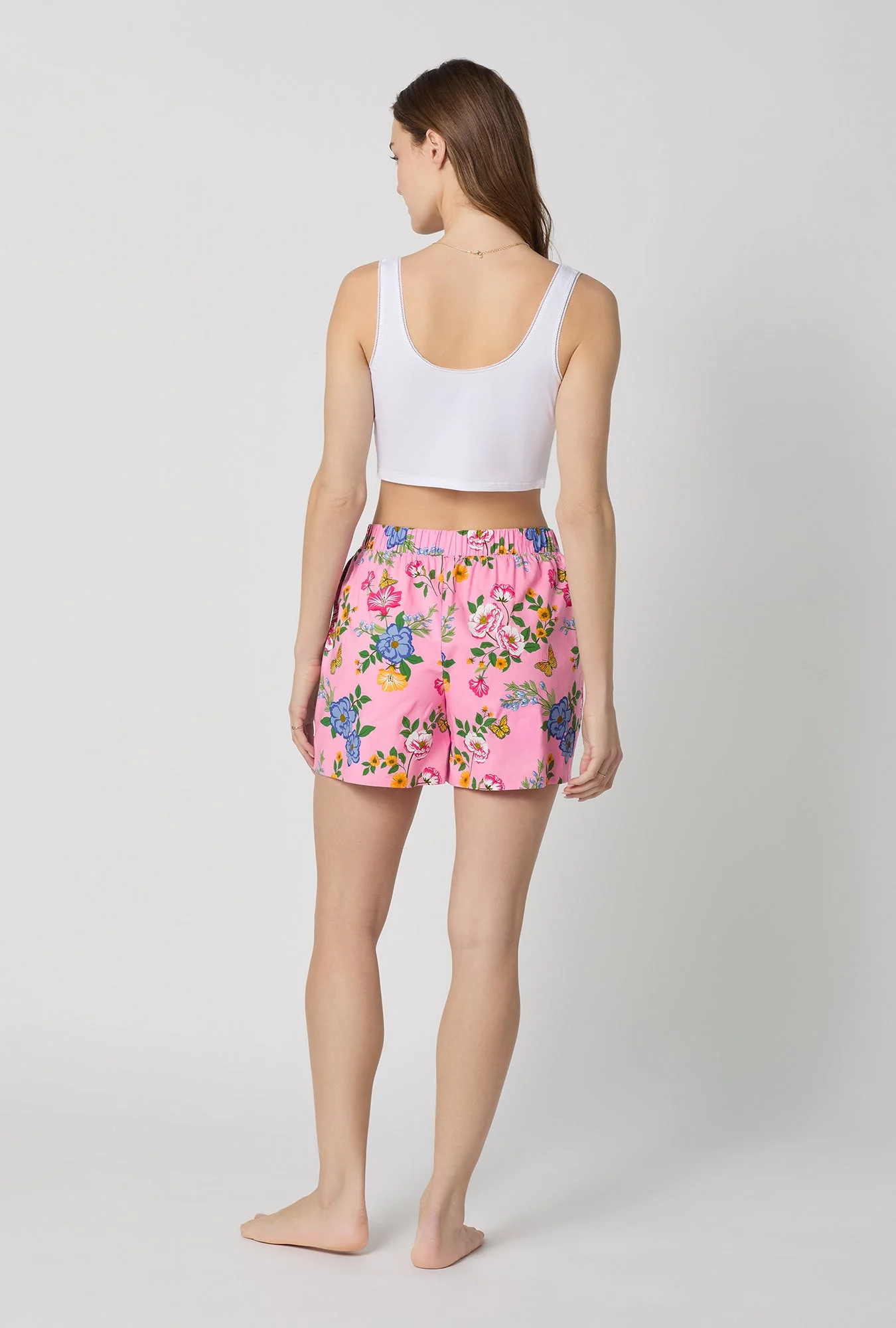 Butterfly Garden Woven Cotton Poplin Boxer Short - Image 4