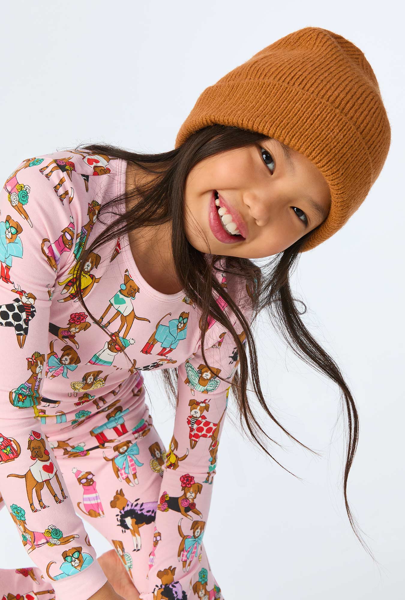 Bedhead x Bronwyn Newport Chic Boxers Long Sleeve Stretch Jersey Kids PJ Set