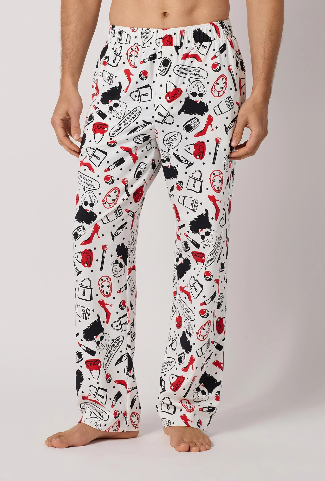 Devil Wears Prada Men's Stretch Jersey Pj Pant