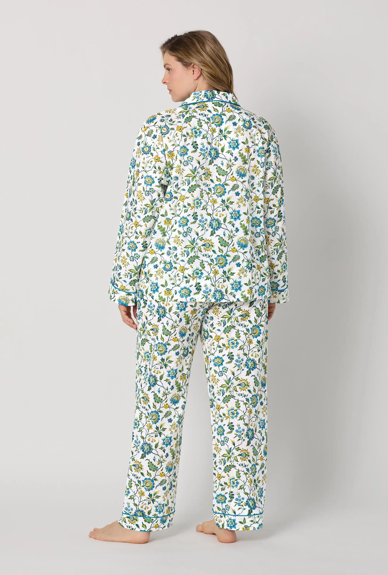 Eva Belle Long Sleeve Classic Woven Tana Lawn® Pj Set Made With Liberty Fabric - Image 6