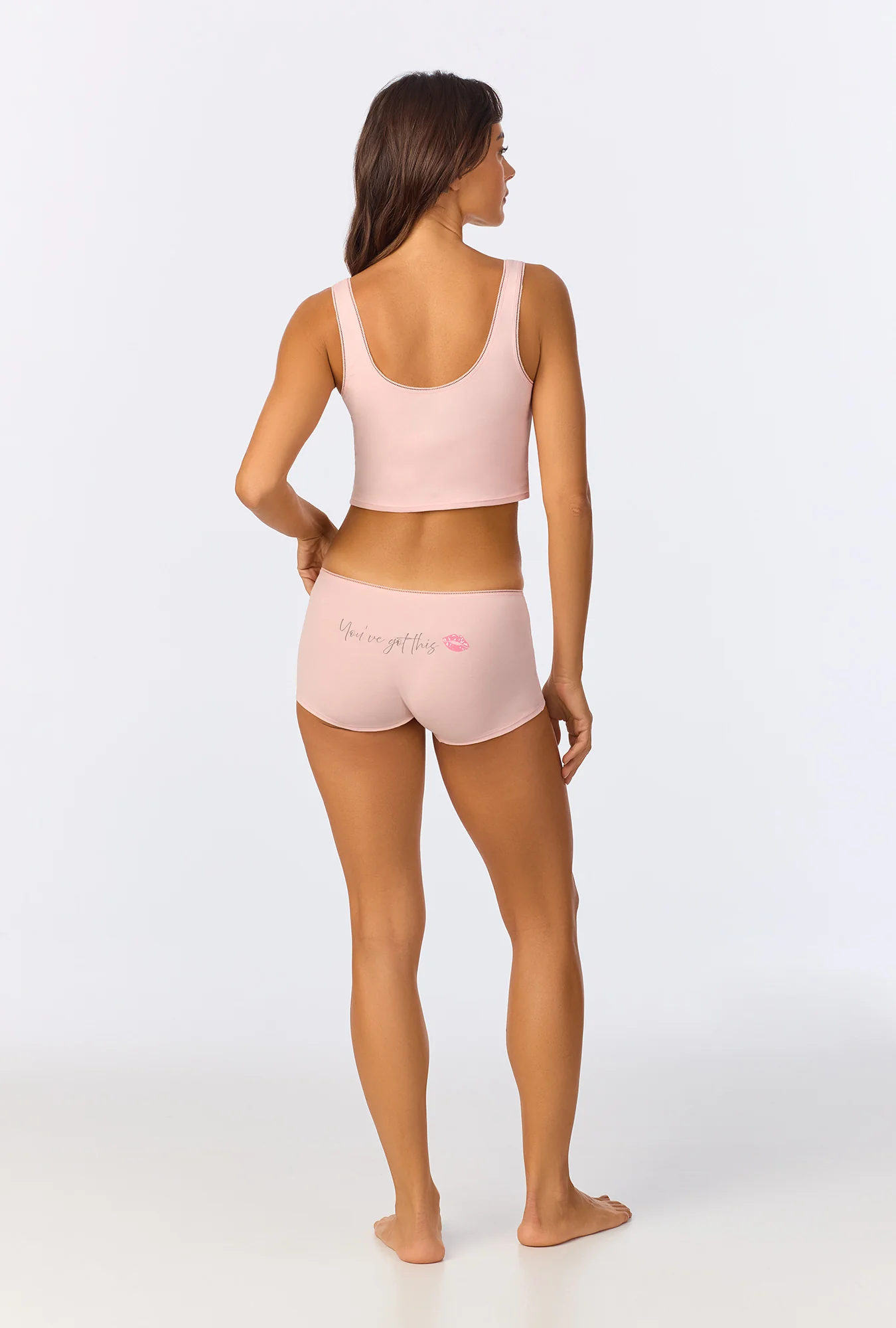 First Blush Stretch Jersey Crop Tank - Image 4