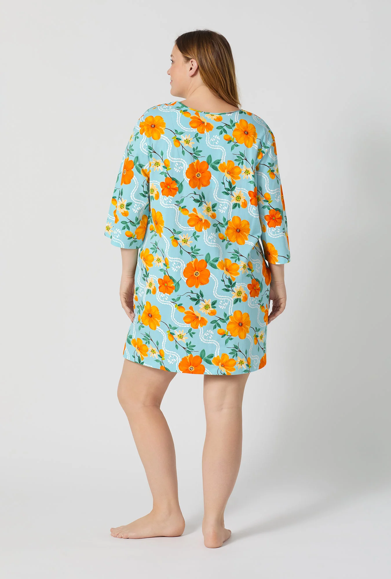 Golden Breeze Stretch Jersey Sleep Dress - Image 5