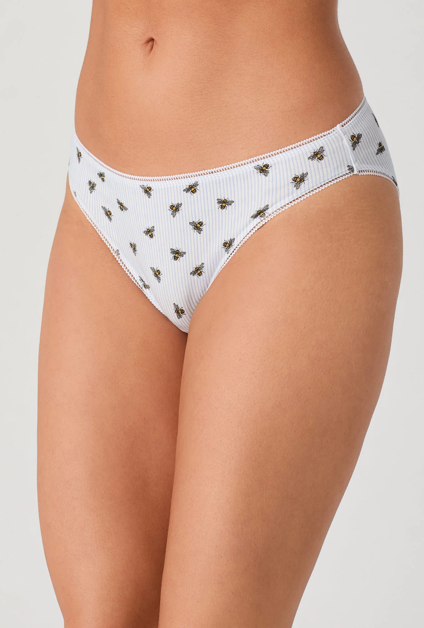 Honey Bees Stretch Jersey Bikini Underwear
