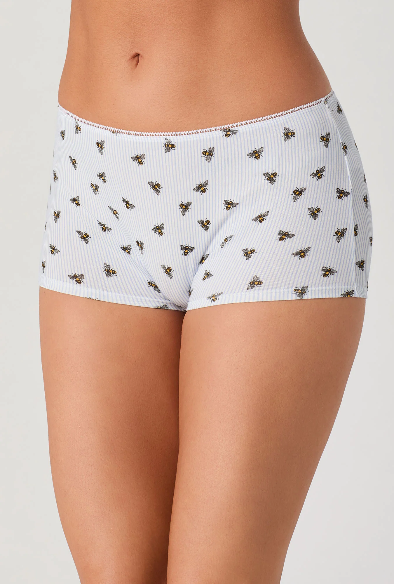 Honey Bees Stretch Jersey Boyshort Underwear - Image 2