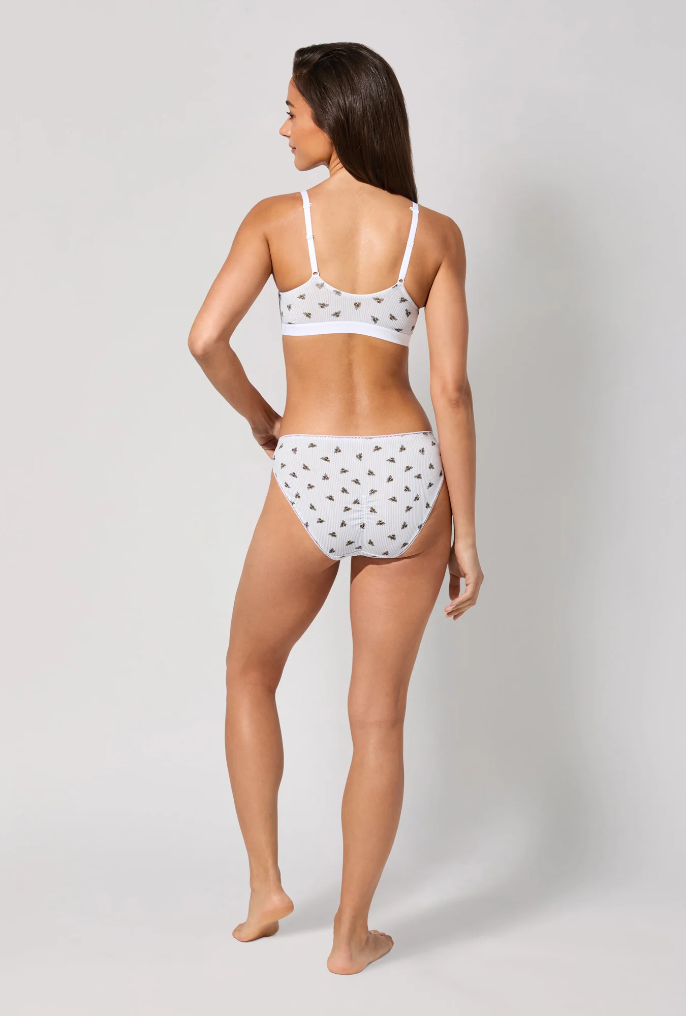 Honey Bees Stretch Jersey Bralette - Image 4