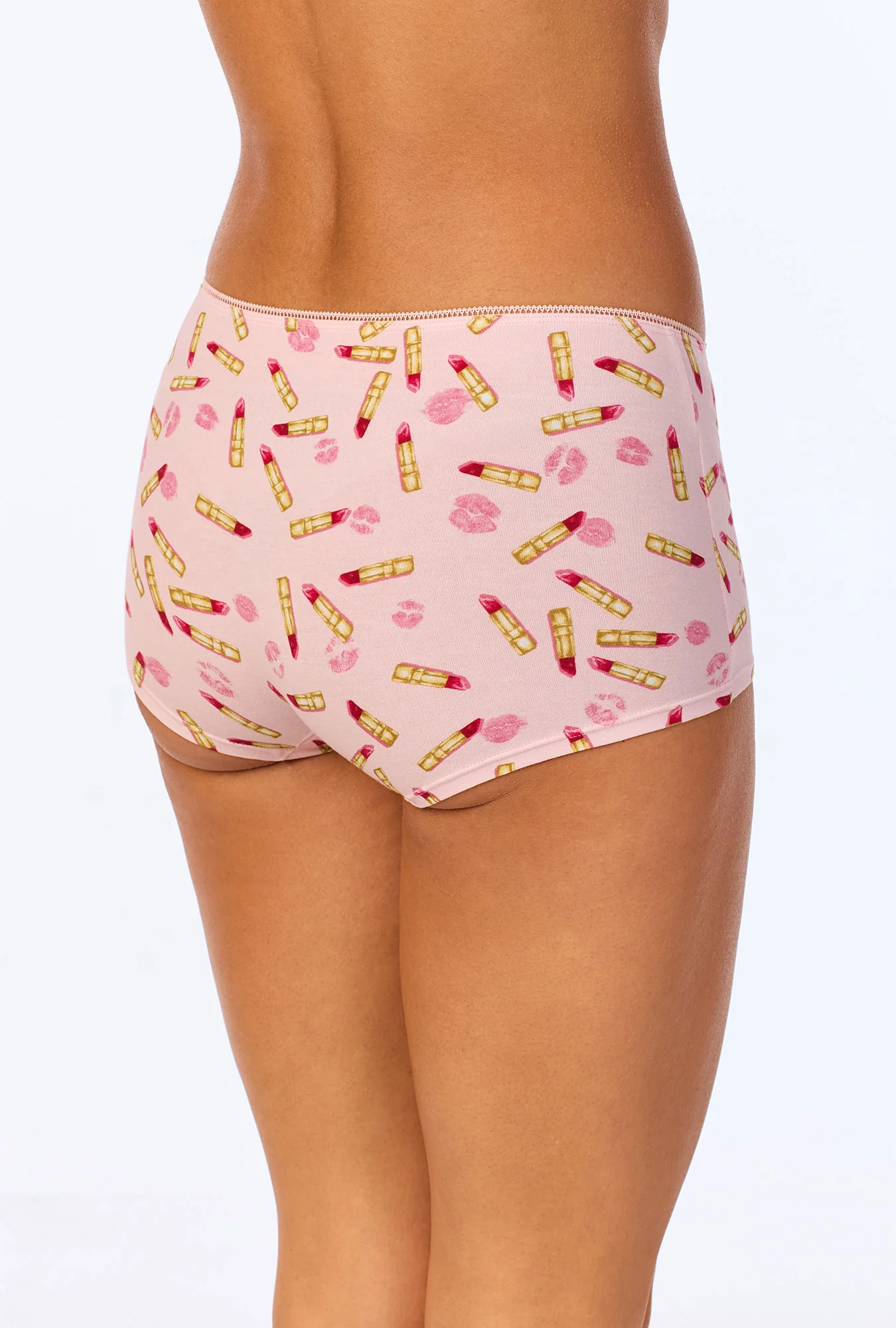 Hot Lips Stretch Jersey Boyshort Underwear - Image 2