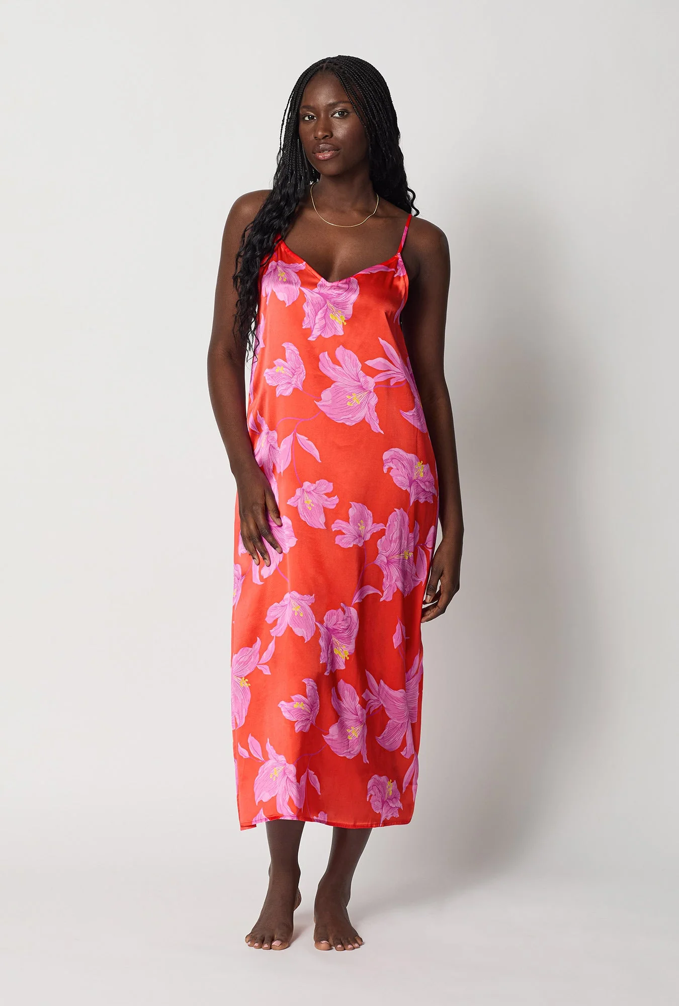 Island Lily Woven Washable Silk Chemise