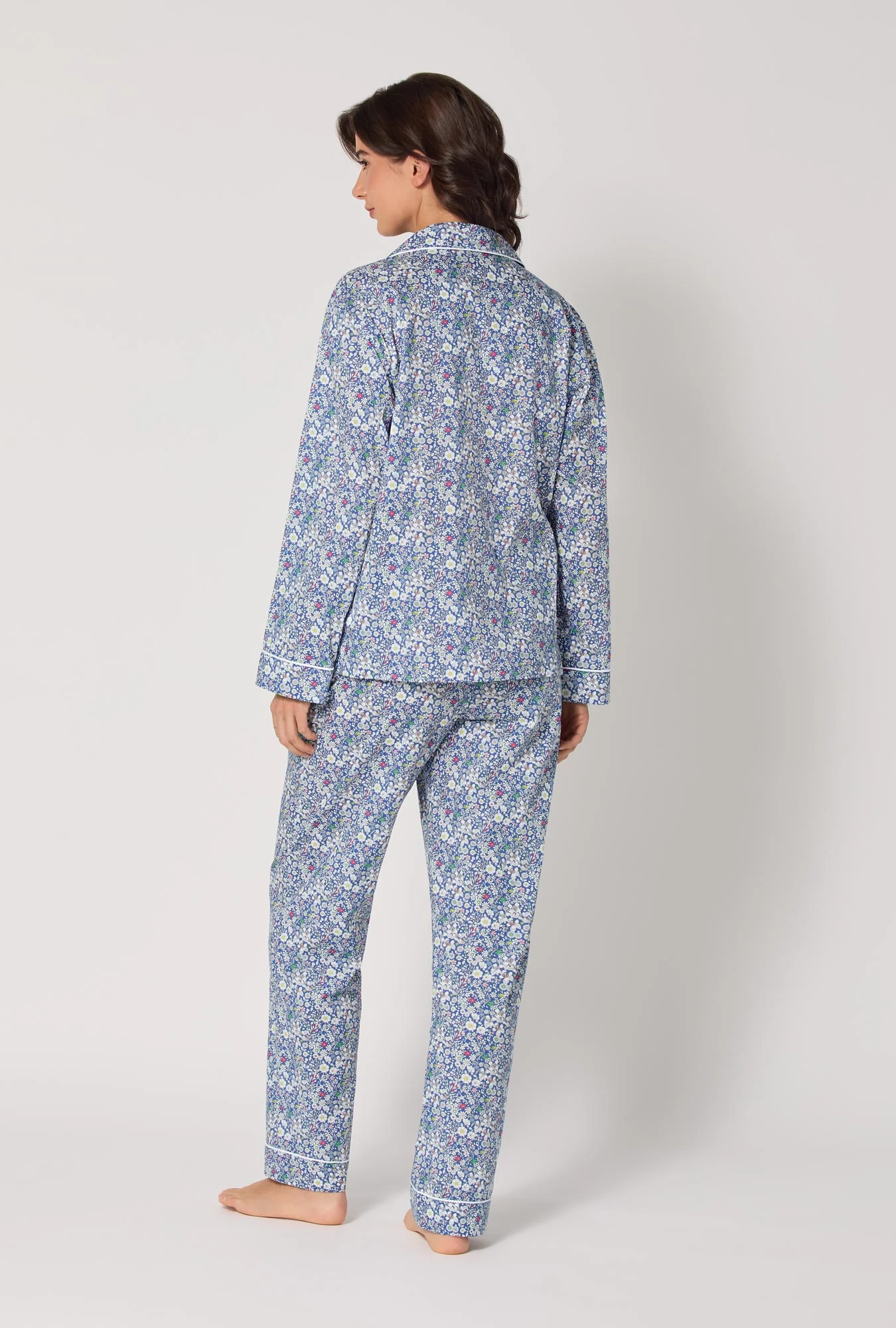 June's Meadow Long Sleeve Classic Woven Tana Lawn® Pj Set Made With Liberty Fabric - Image 3