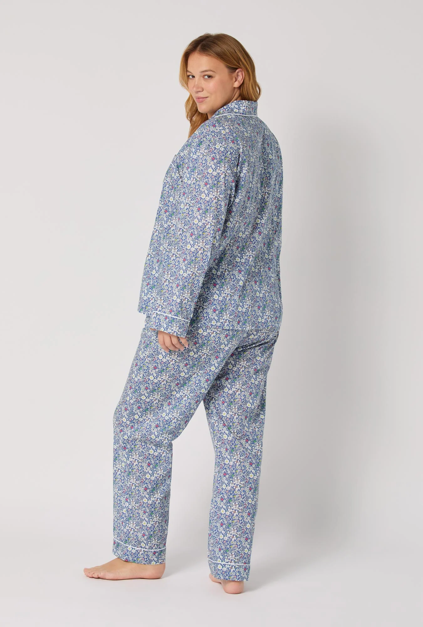 June's Meadow Long Sleeve Classic Woven Tana Lawn® Pj Set Made With Liberty Fabric - Image 6