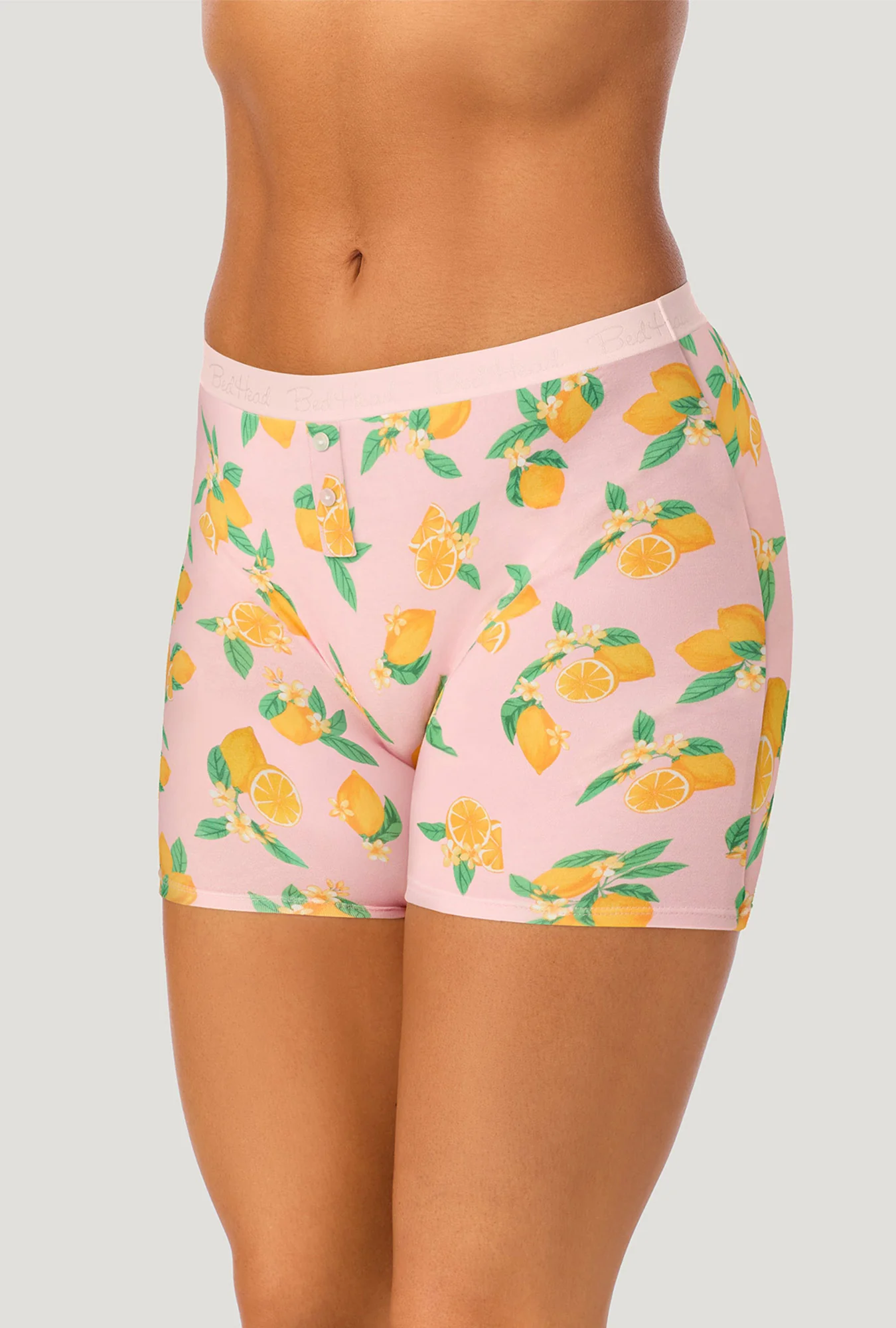 Lemon Sorbet Stretch Jersey Boxer Short Underwear