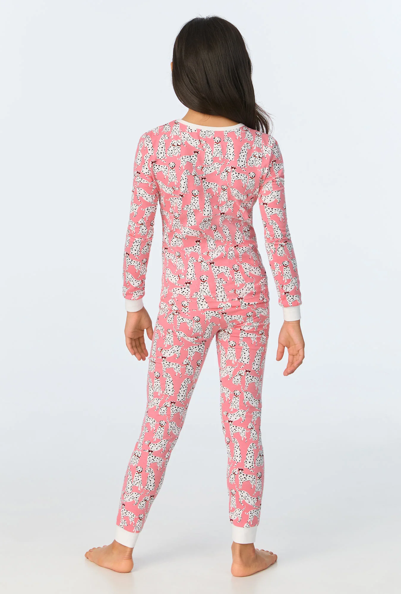 Love Spot Long Sleeve Stretch Jersey Kids PJ Set - Image 3