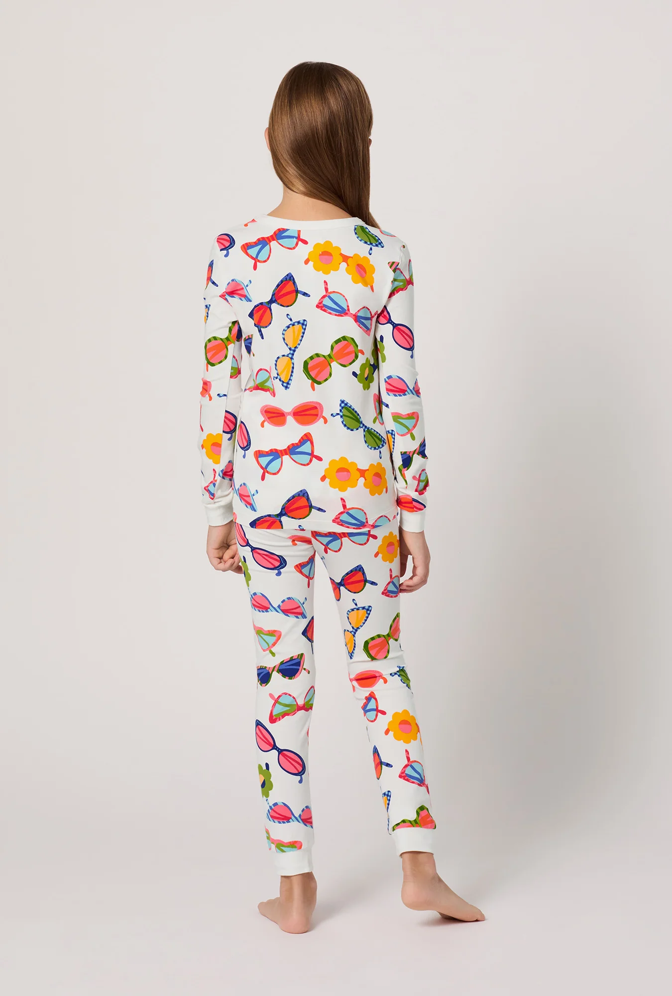 Made In The Shade Long Sleeve Stretch Jersey Kids Pj Set - Image 2