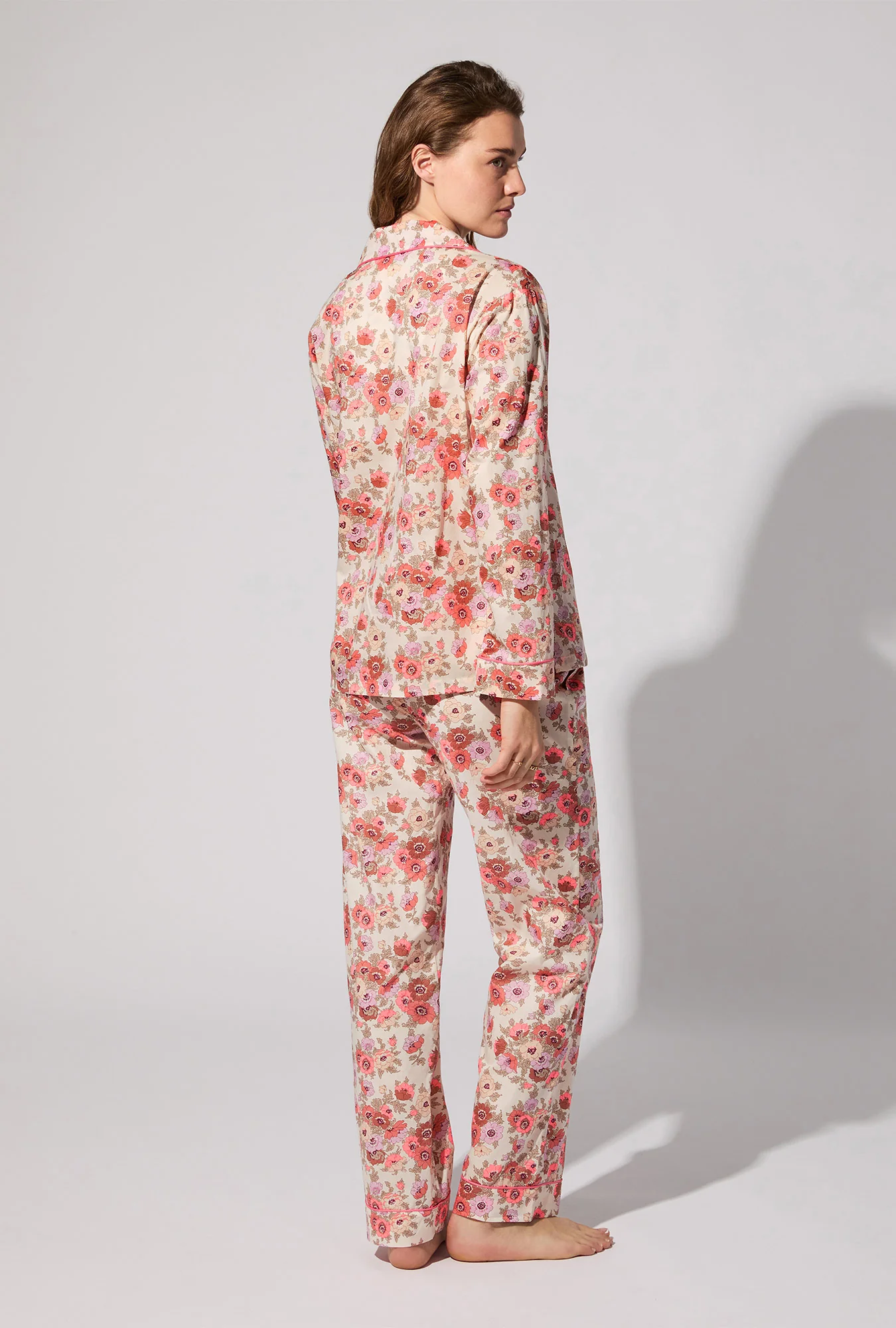 Madeleine Long Sleeve Classic Woven Tana Lawn® PJ Set Made With Liberty Fabric - Image 4