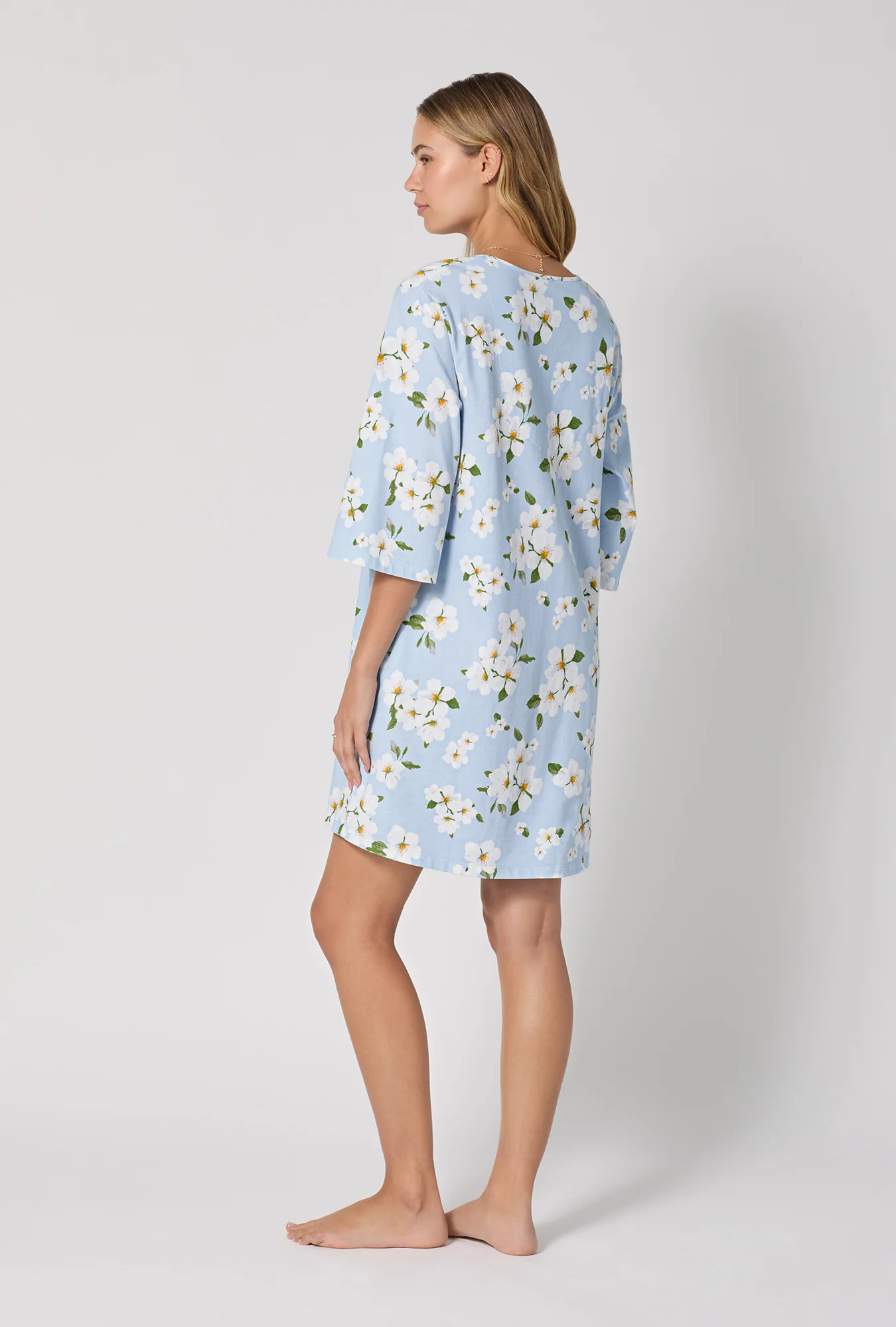 Magnolia Breeze Stretch Jersey Sleep Dress - Image 3
