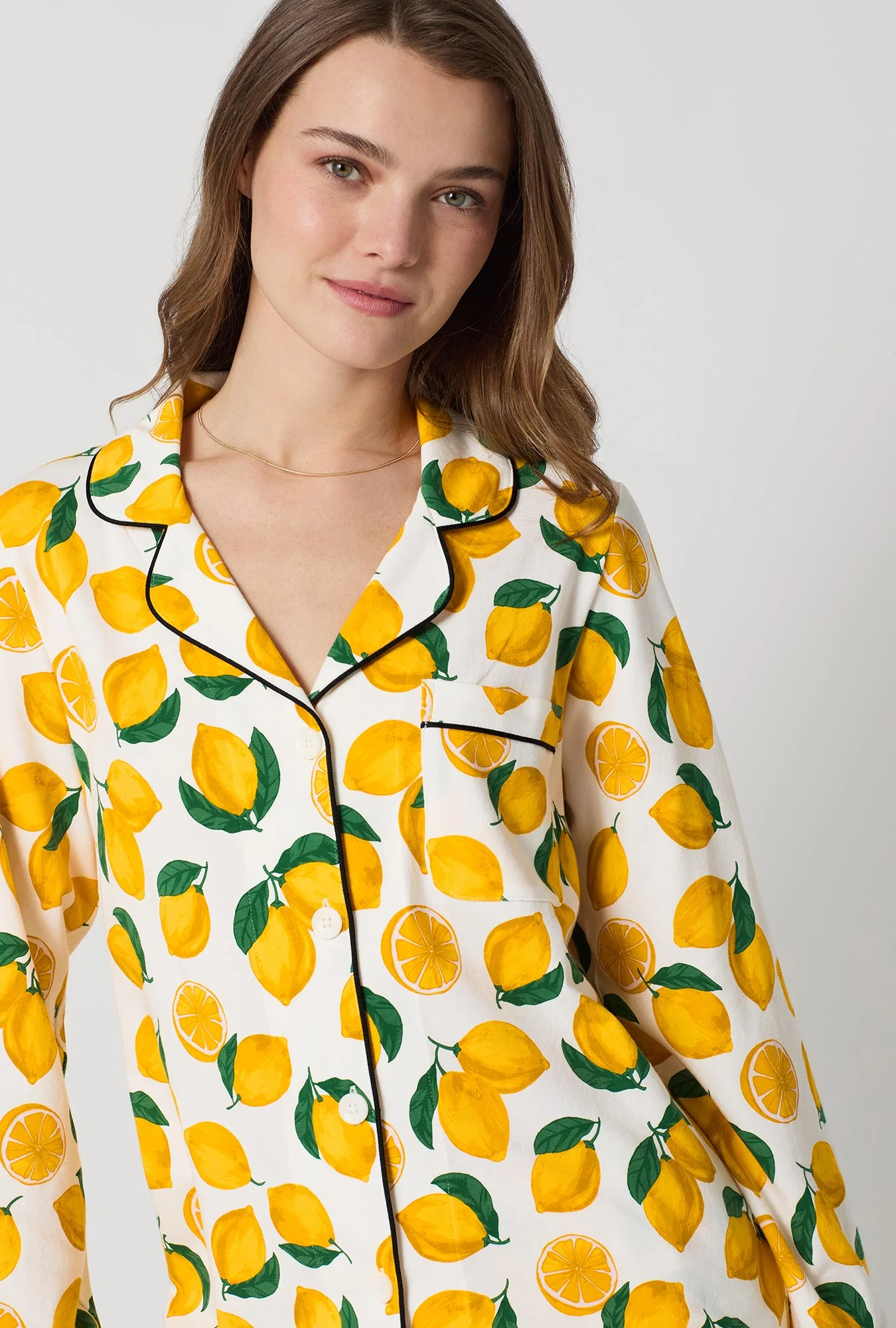 Main Squeeze Long Sleeve Classic Stretch Jersey PJ Set
