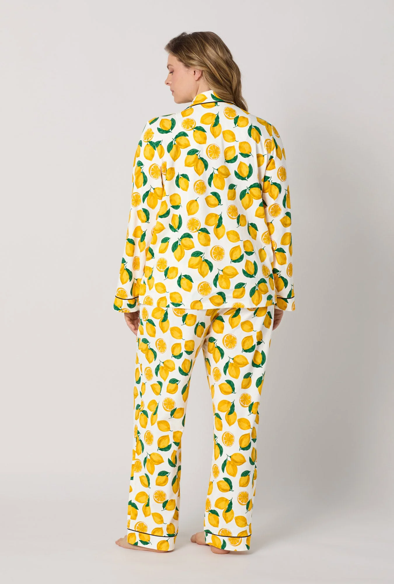Main Squeeze Long Sleeve Classic Stretch Jersey PJ Set - Image 6