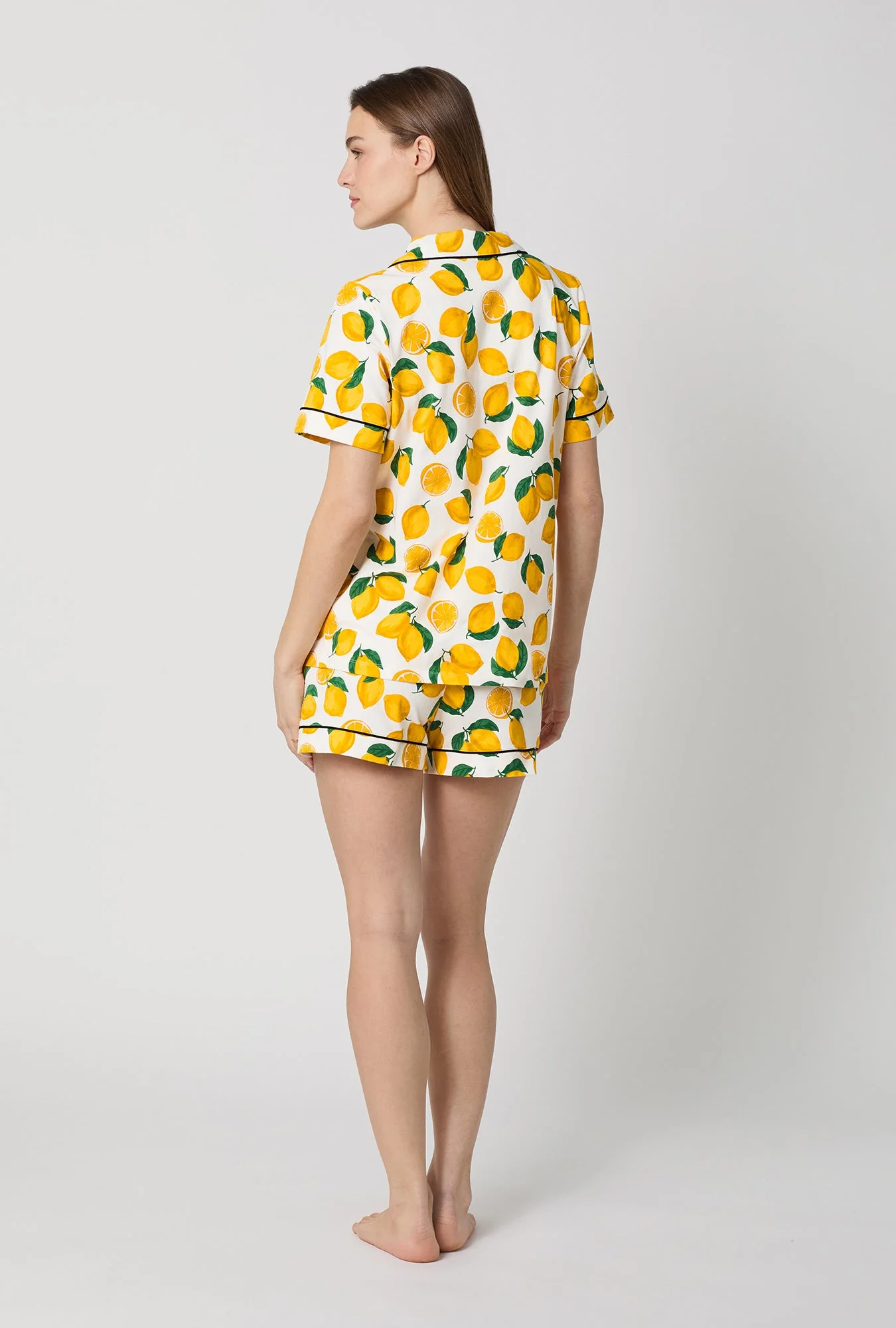 Main Squeeze Short Sleeve Classic Shorty Stretch Jersey PJ Set - Image 2