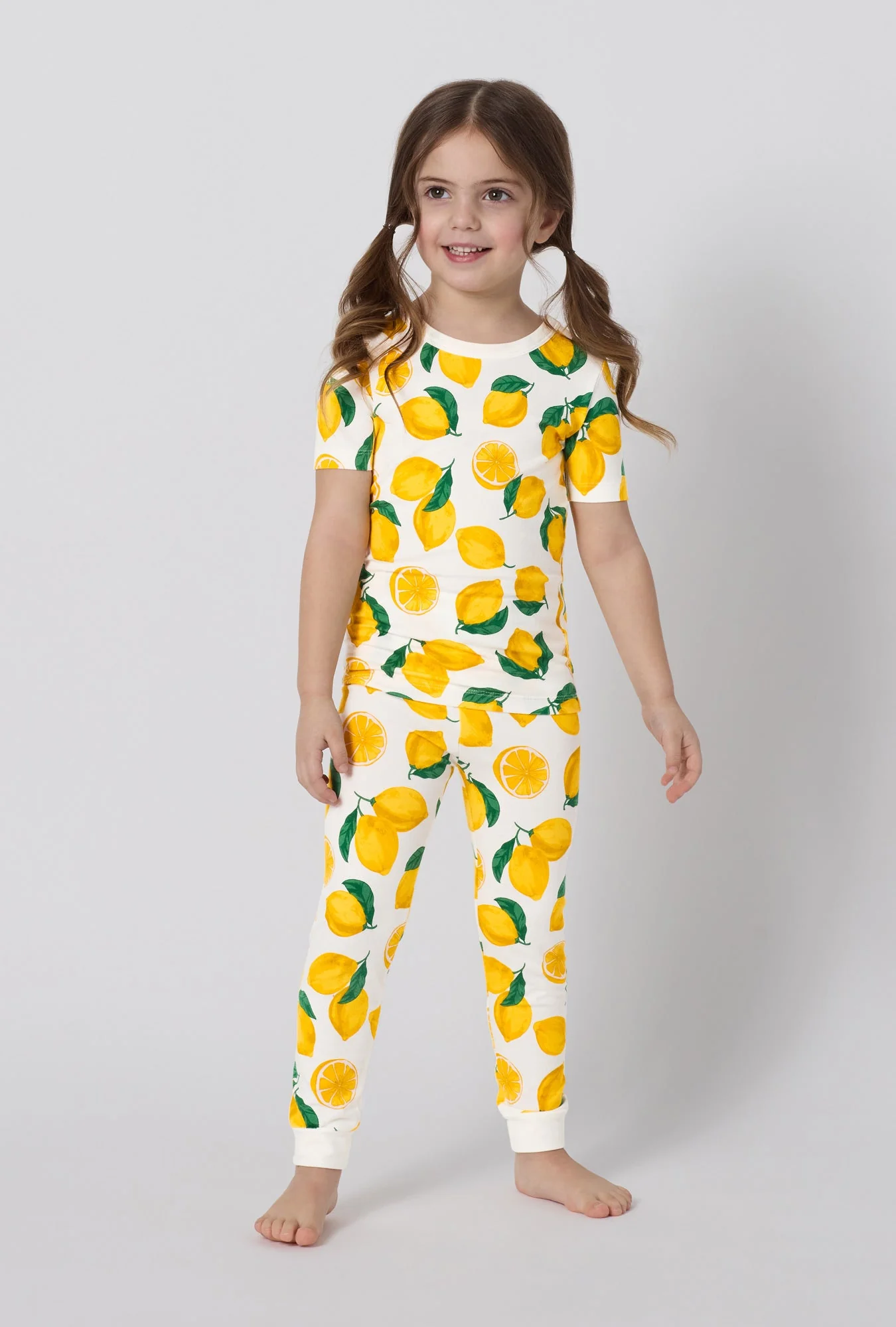 Main Squeeze Short Sleeve Stretch Jersey Kids Pj Set