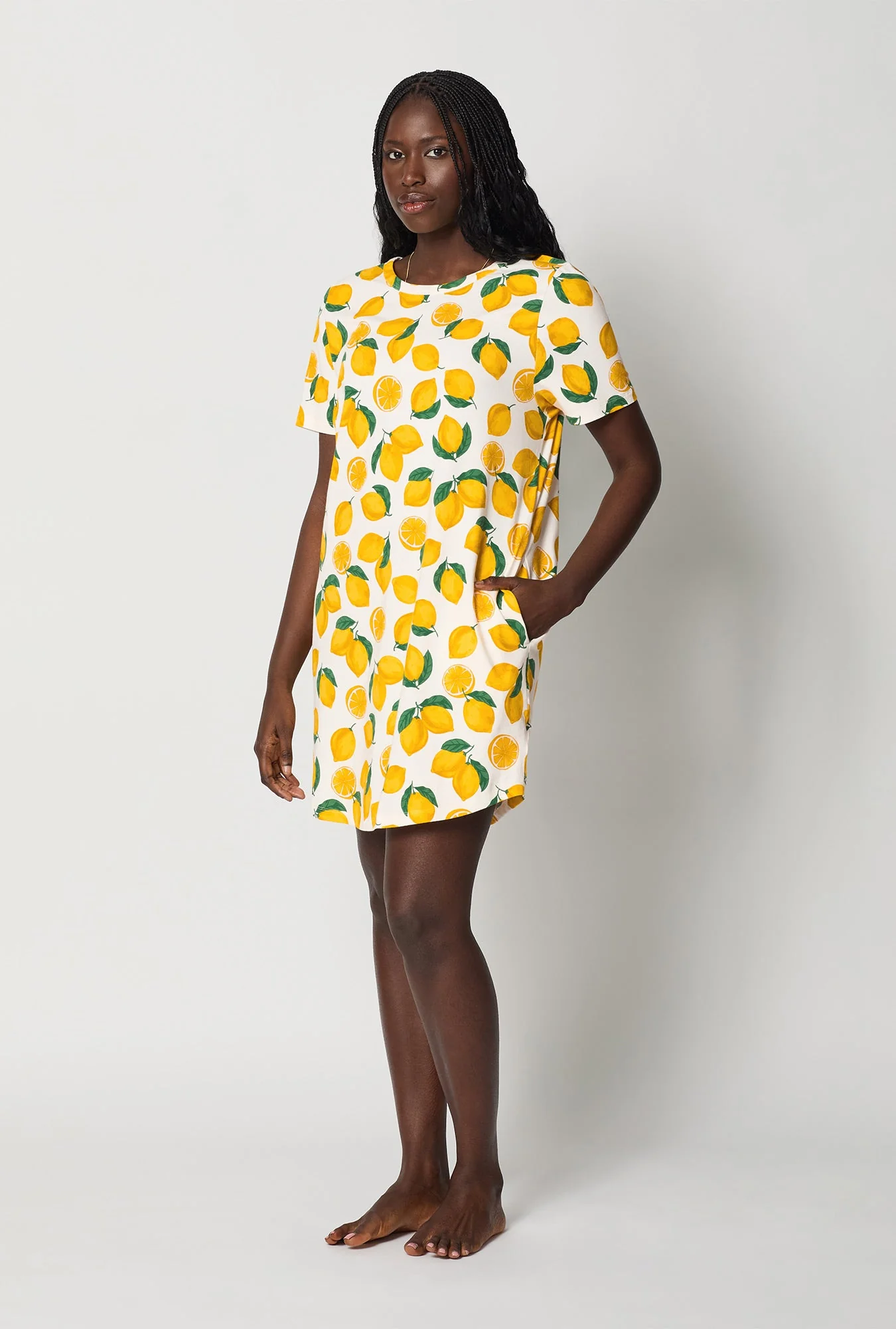 Main Squeeze Stretch Jersey T-Shirt Sleep Dress - Image 2