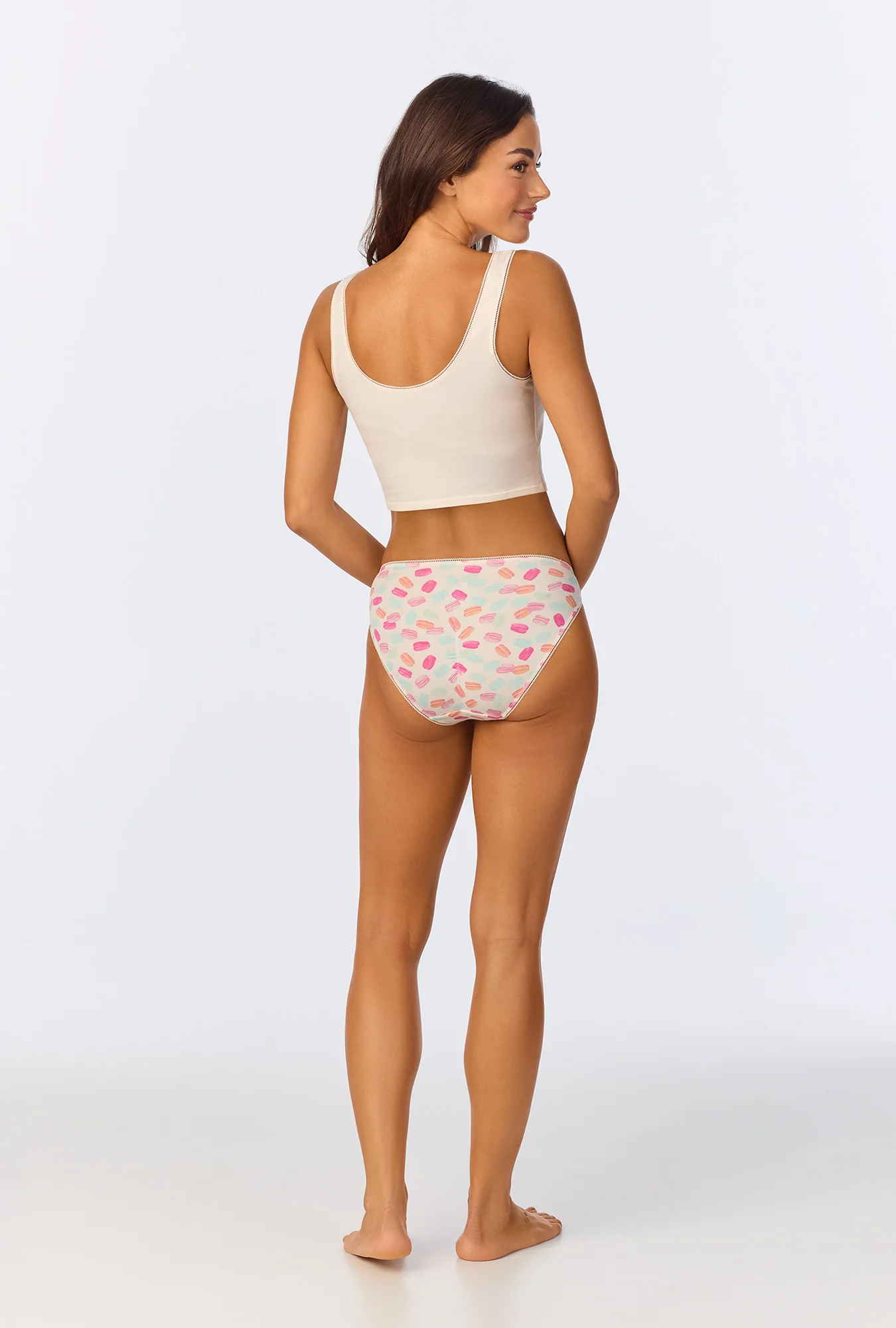 Marshmallow Stretch Jersey Crop Tank - Image 3