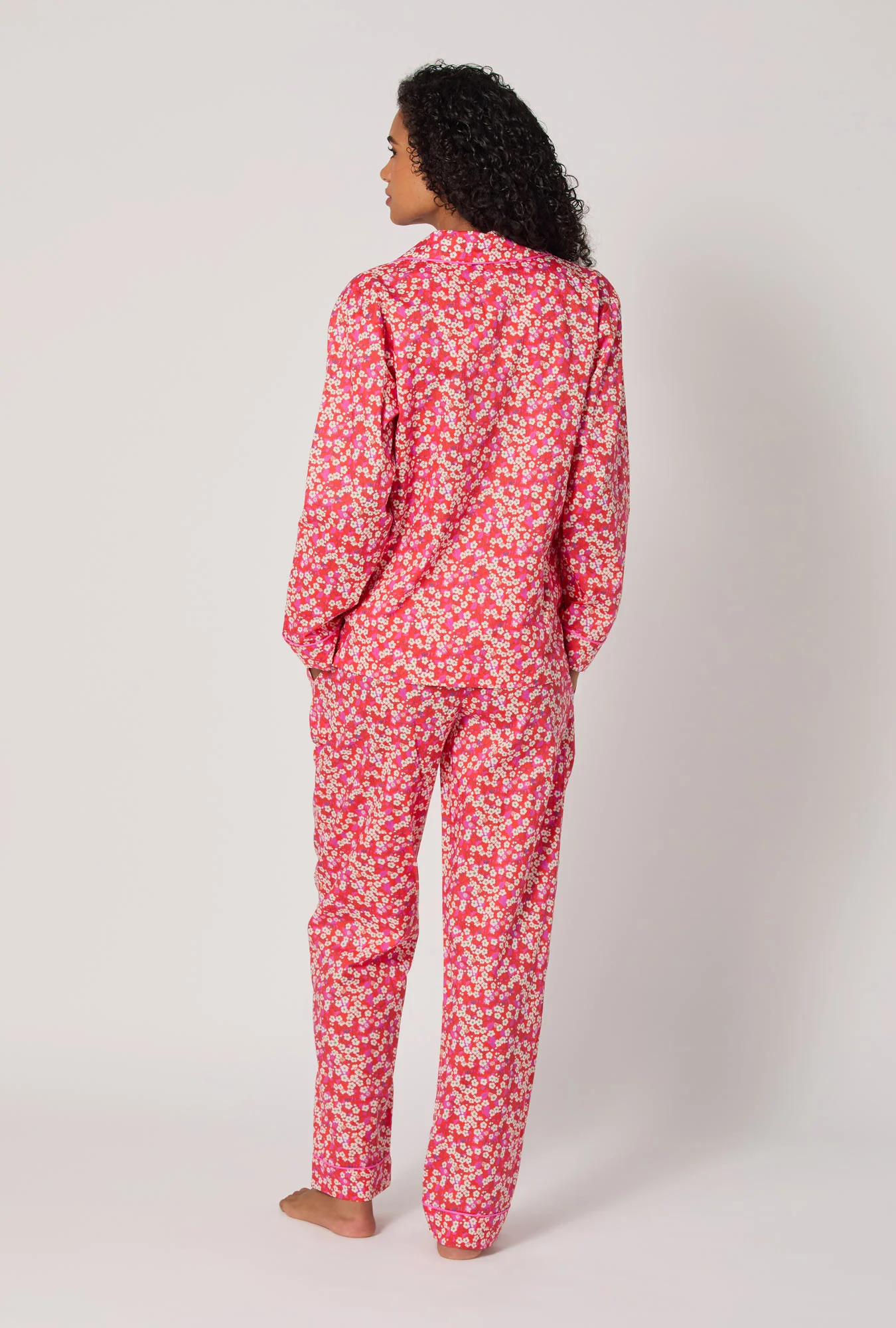 Mitsi Long Sleeve Classic Woven Tana Lawn® Pj Set Made With Liberty Fabric - Image 3