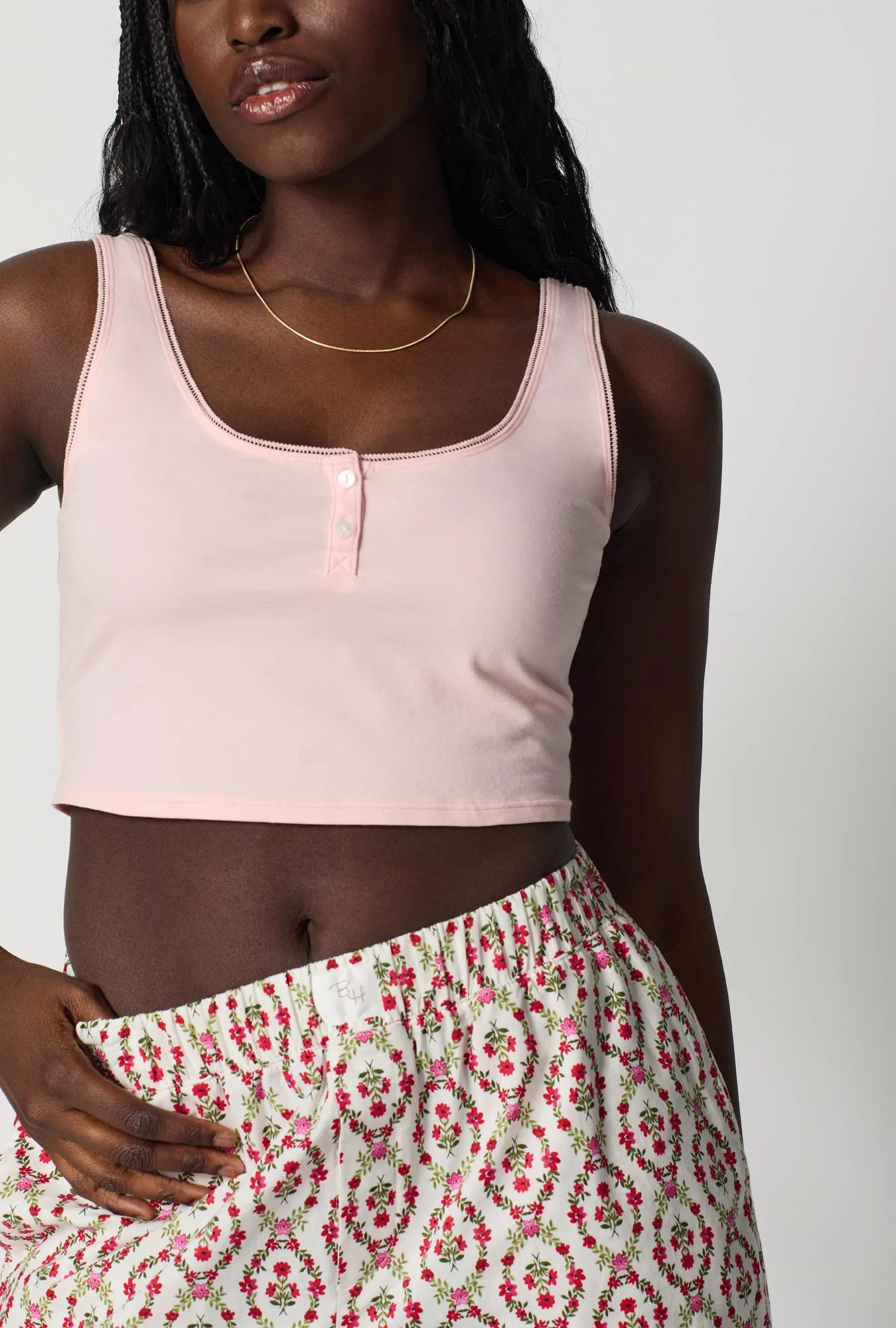 Olivia Woven Cotton Poplin Boxer Short - Image 3