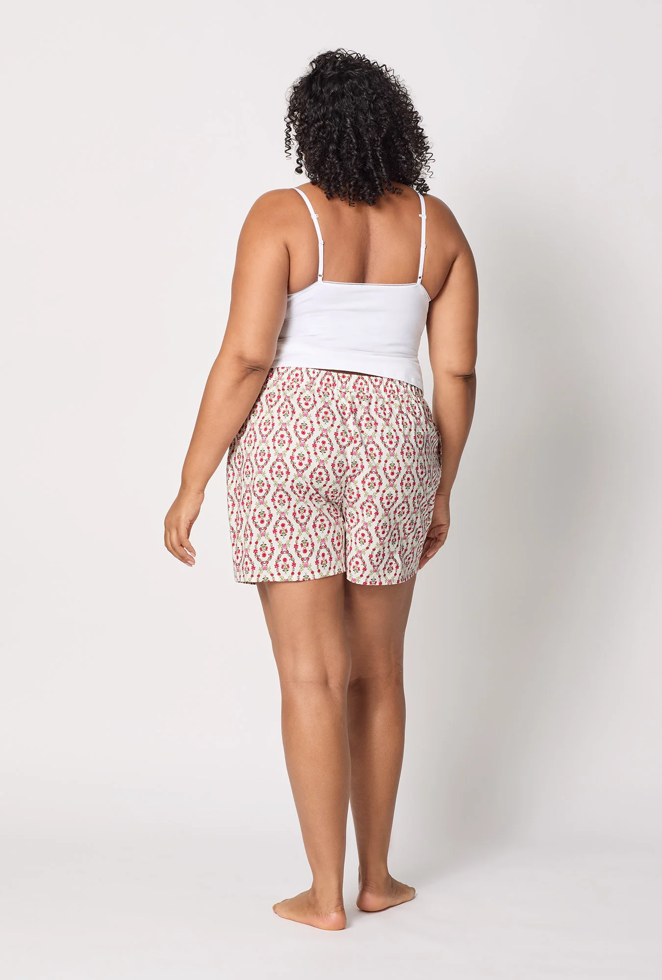 Olivia Woven Cotton Poplin Boxer Short - Image 6