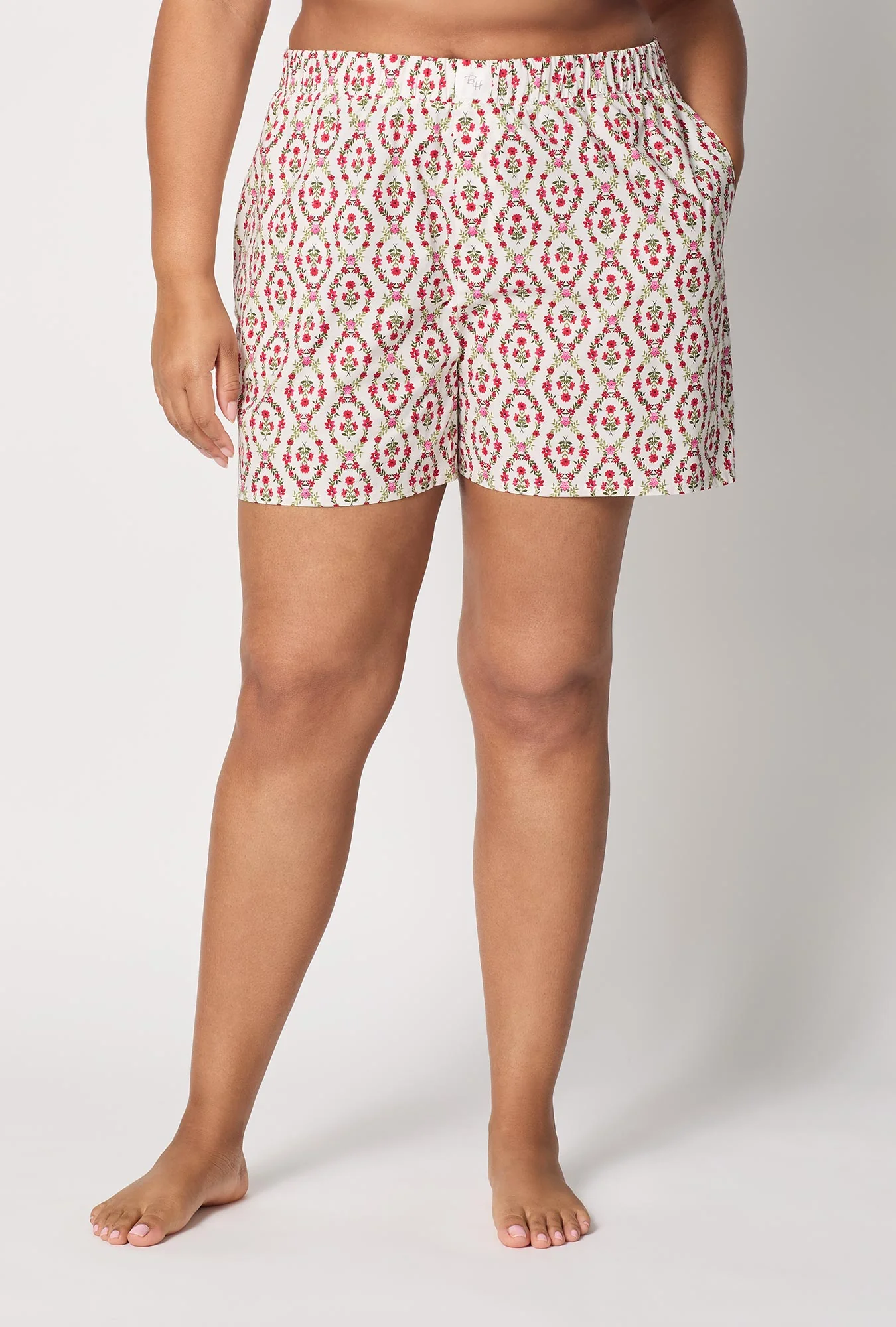 Olivia Woven Cotton Poplin Boxer Short - Image 7
