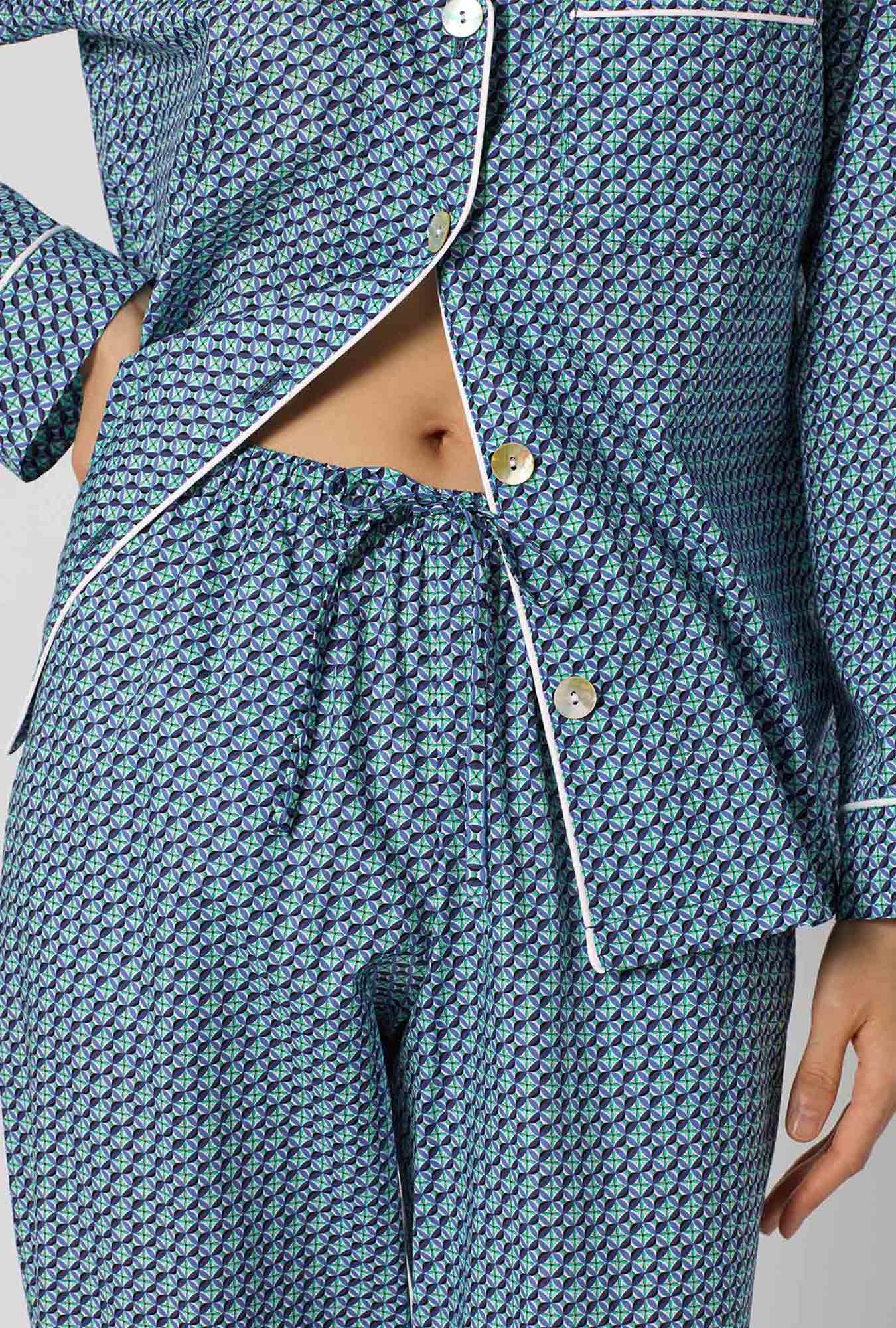 Sebastian Long Sleeve Classic Woven Tana Lawn® Pj Set Made With Liberty Fabrics - Image 4