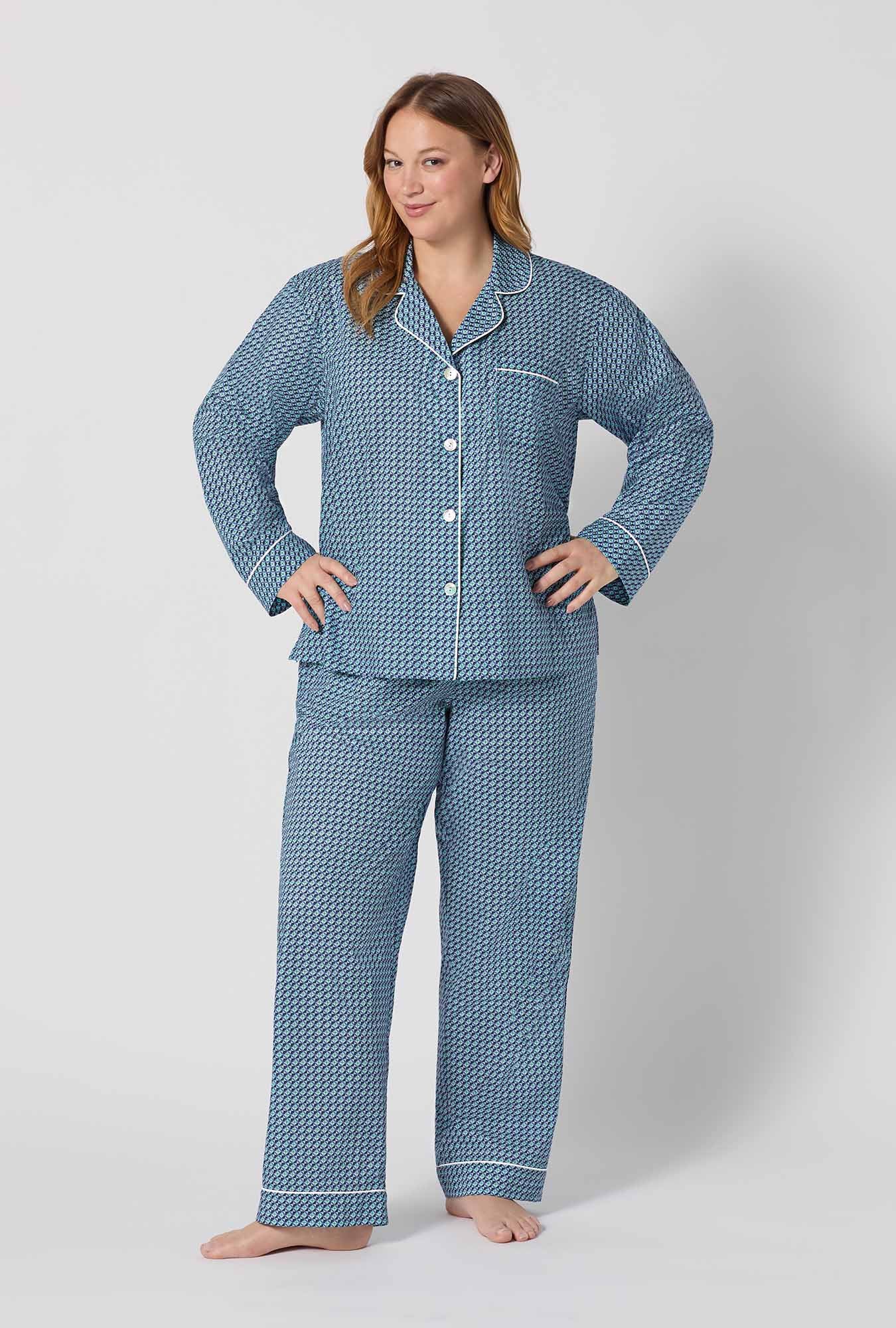 Sebastian Long Sleeve Classic Woven Tana Lawn® Pj Set Made With Liberty Fabrics - Image 6