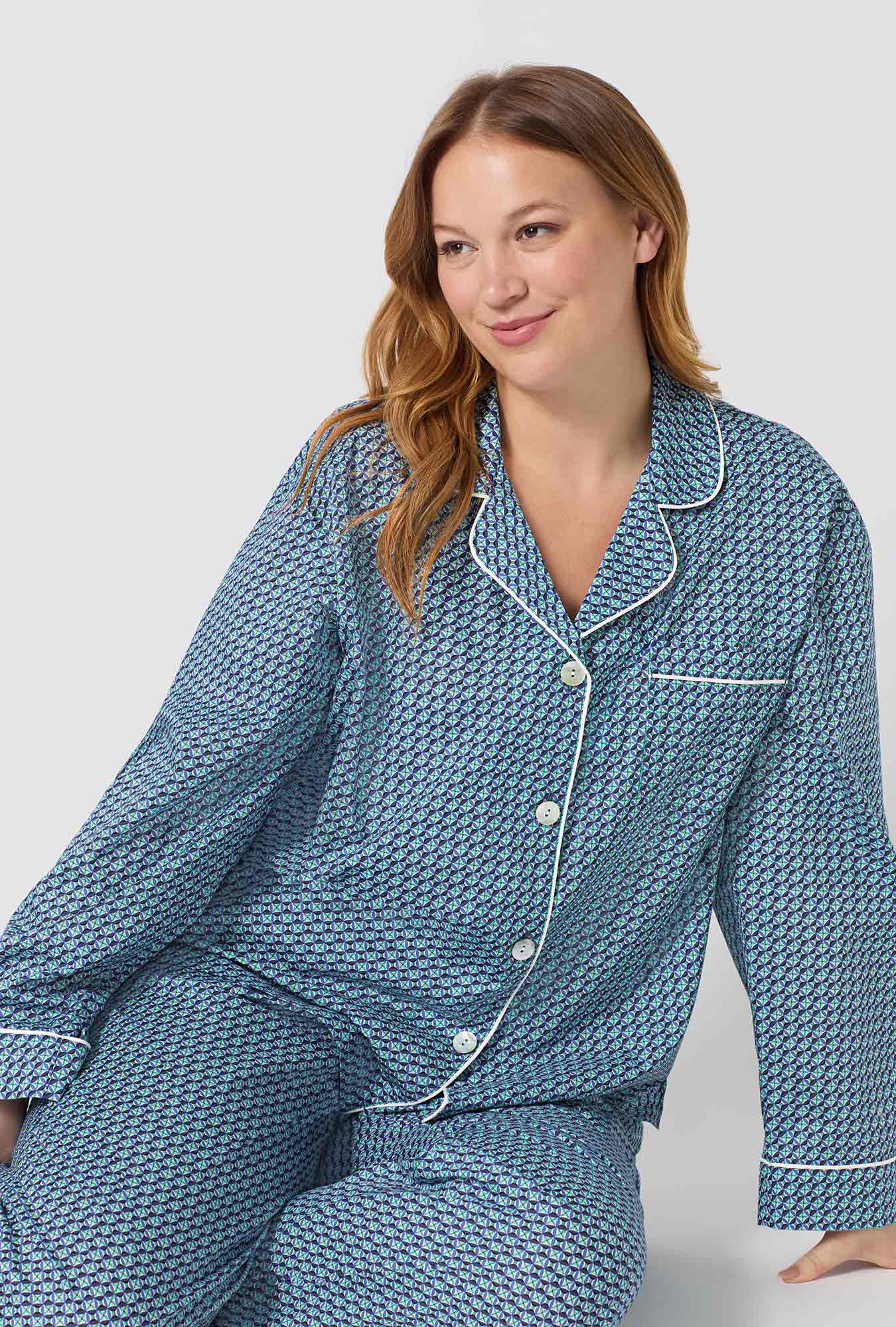 Sebastian Long Sleeve Classic Woven Tana Lawn® Pj Set Made With Liberty Fabrics - Image 7