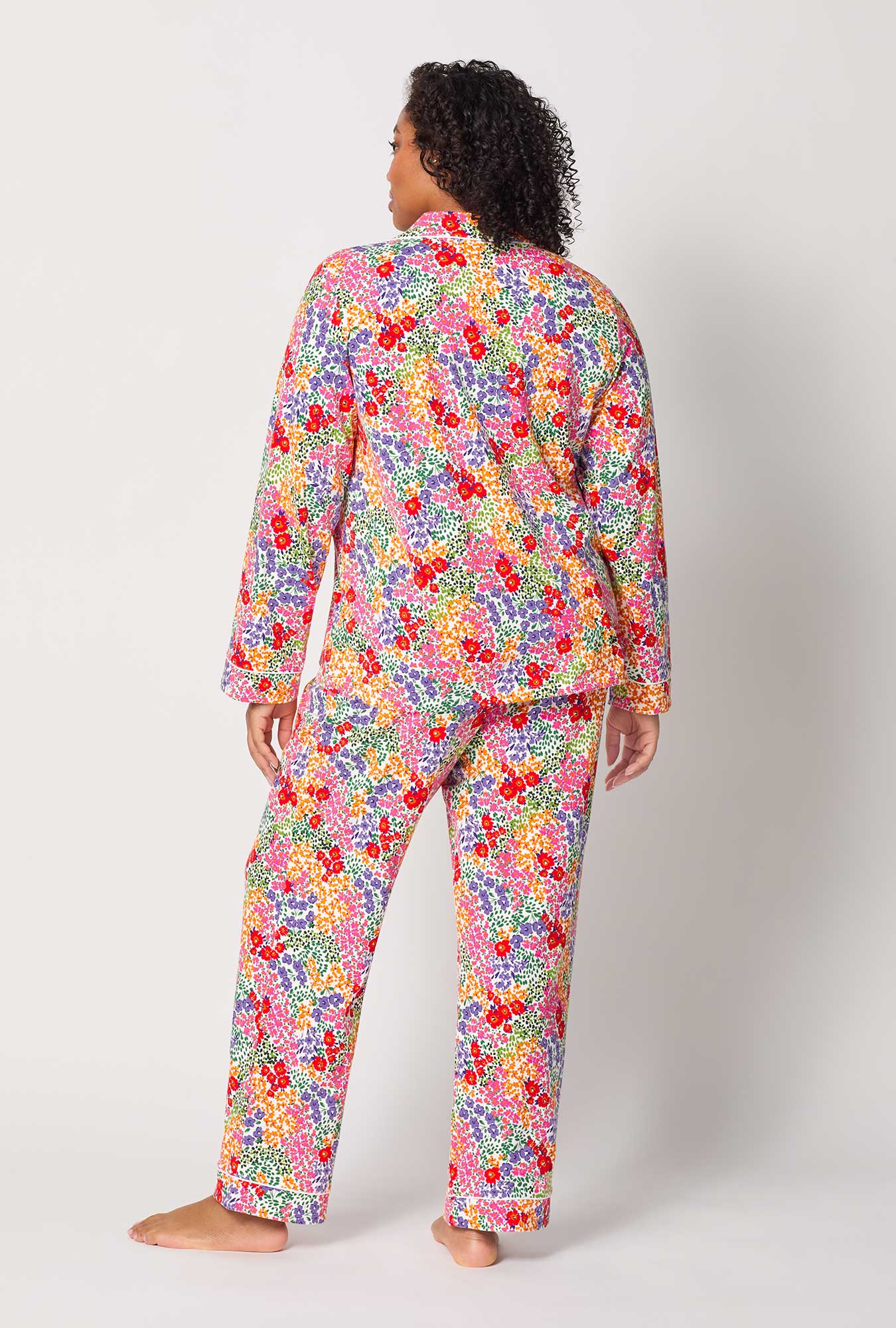 Spring Fields Long Sleeve Classic Stretch Jersey Pj Set - Image 6