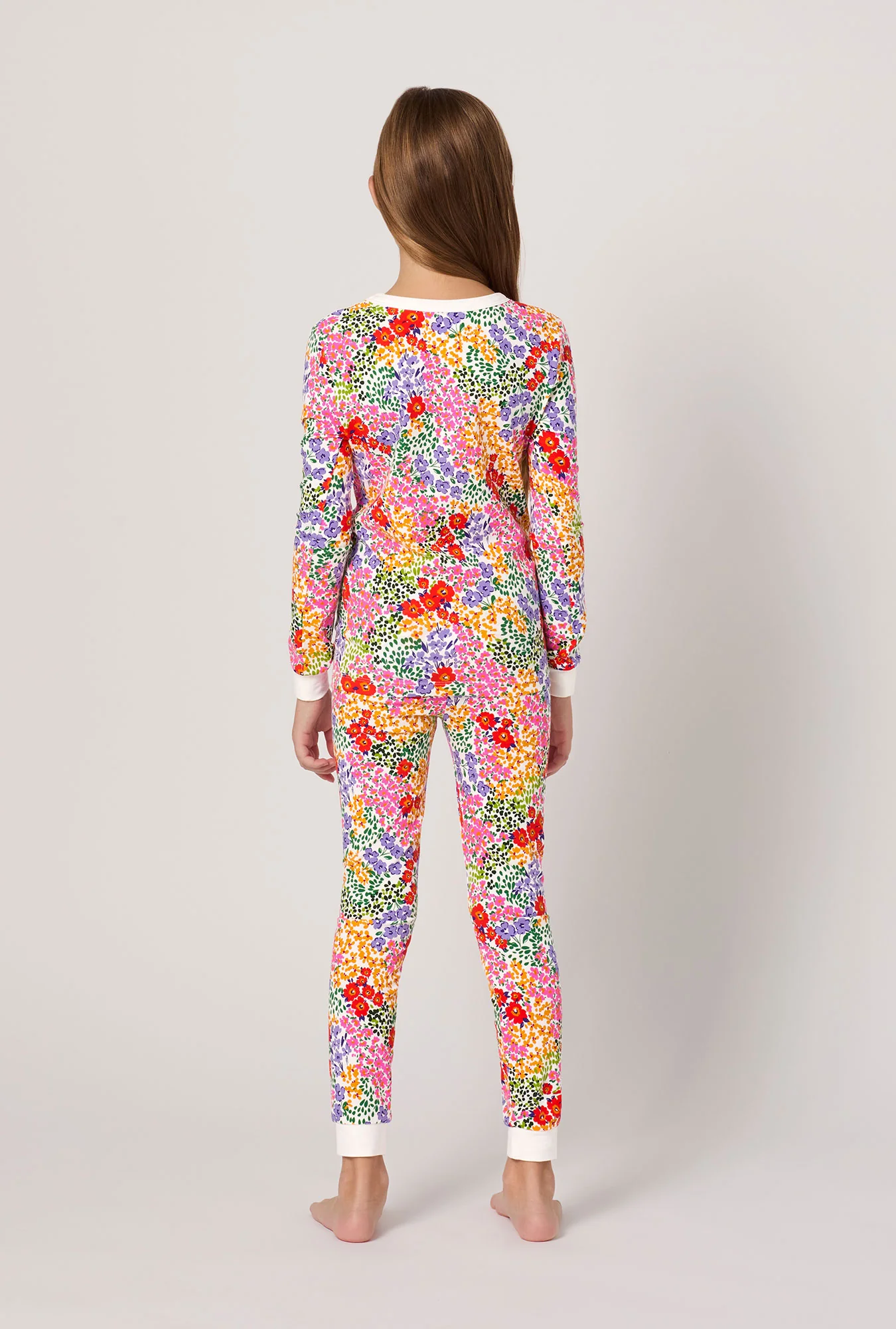 Spring Fields Long Sleeve Stretch Jersey Kids Pj Set - Image 3