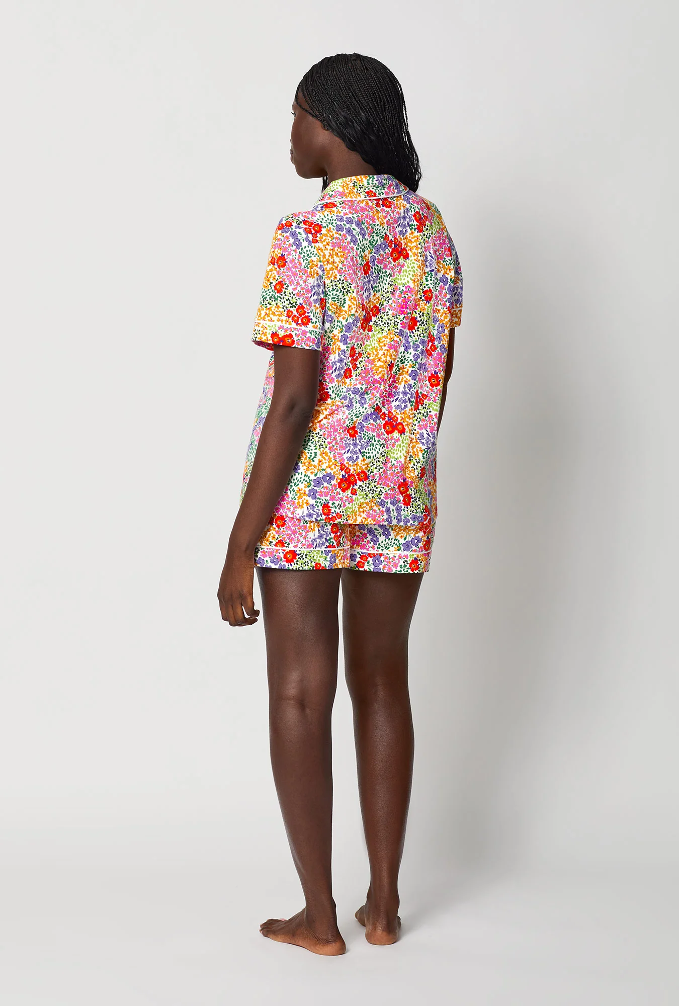 Spring Fields Short Sleeve Classic Shorty Stretch Jersey Pj Set - Image 4