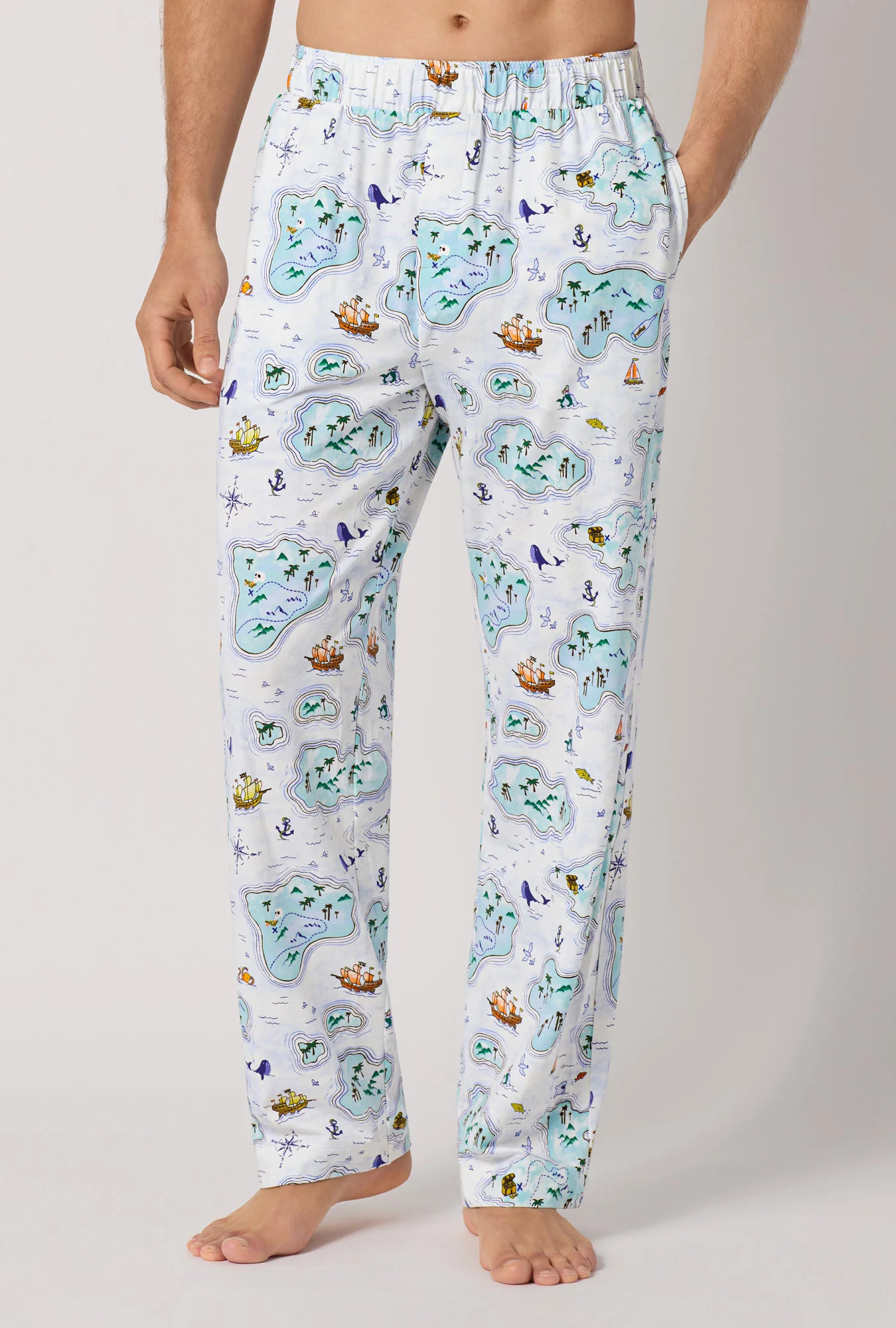 Treasure Hunt Men's Stretch Jersey Pj Pant
