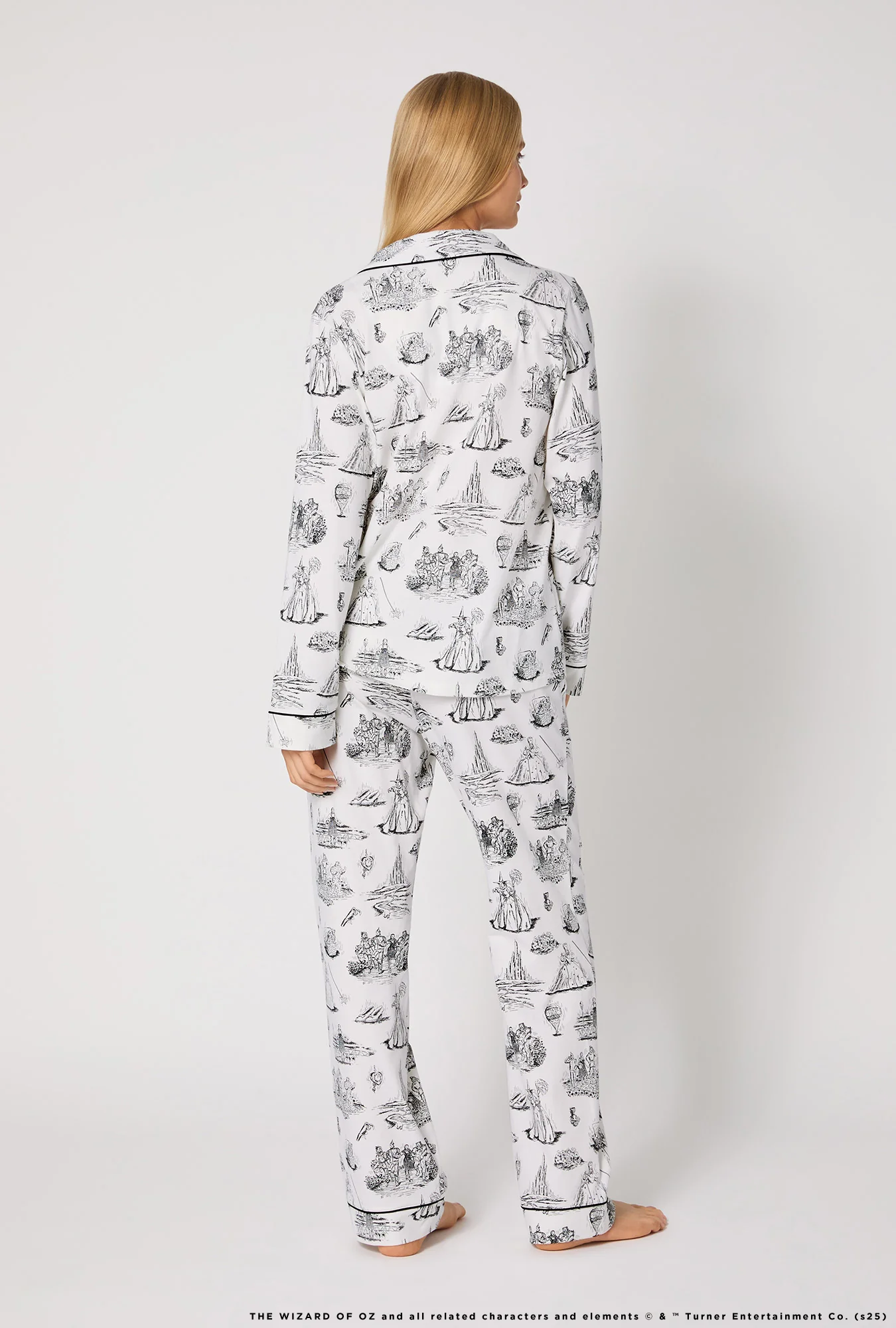 Wizard Of Oz Long Sleeve Classic Stretch Jersey Pj Set - Image 3