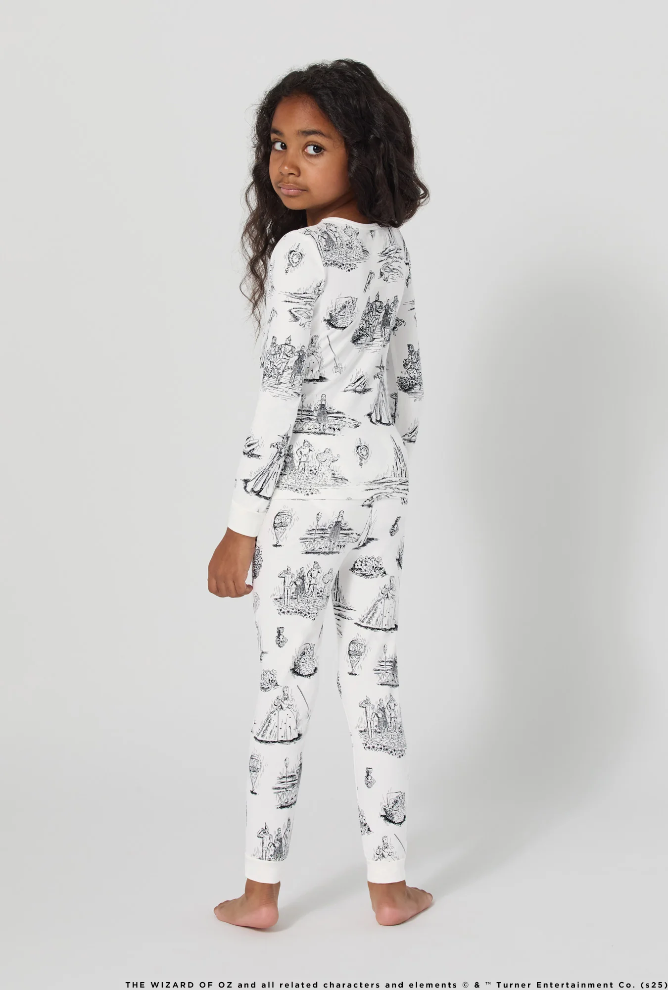 Wizard Of Oz Long Sleeve Stretch Jersey Kids Pj Set - Image 2